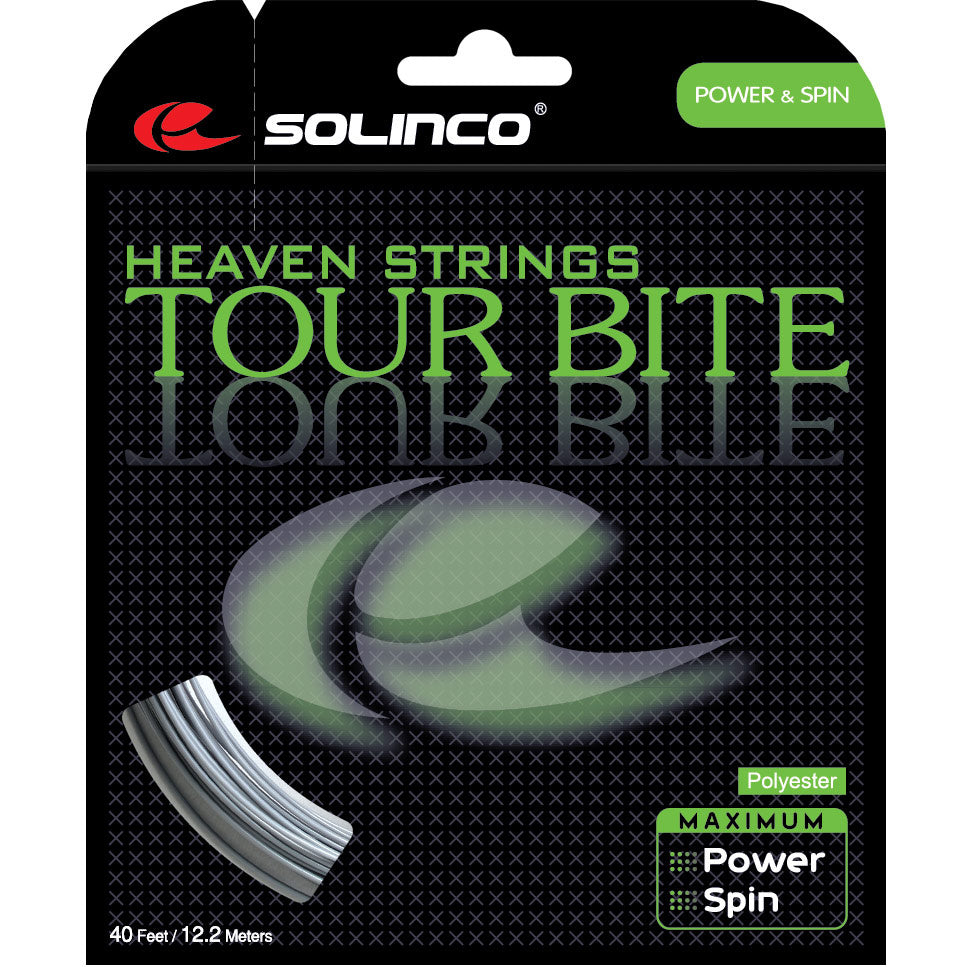 Solinco Tour Bite Zestaw Naciągów 12,2m-Srebrny Solinco Tour Bite Zestaw Naciągów 12,2m-Srebrny