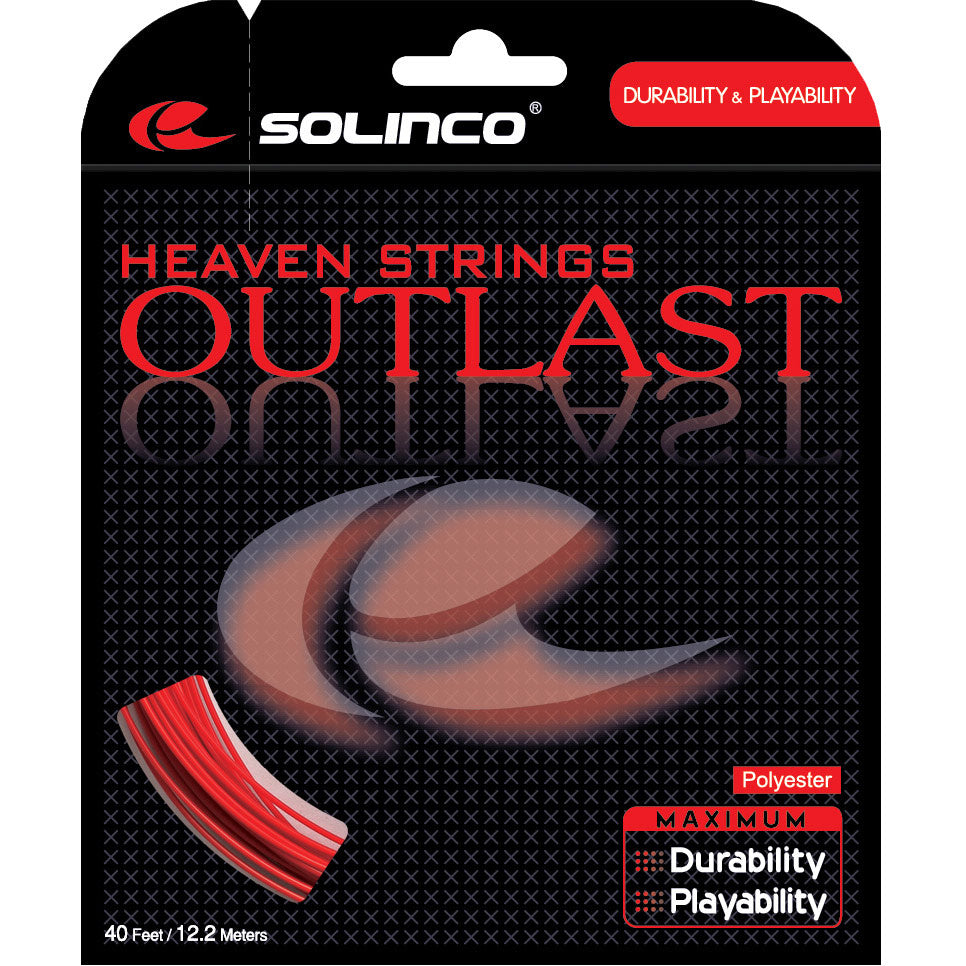 Solinco Outlast Zestaw Naciągów 12,2m-Czerwony Solinco Outlast Zestaw Naciągów 12,2m-Czerwony