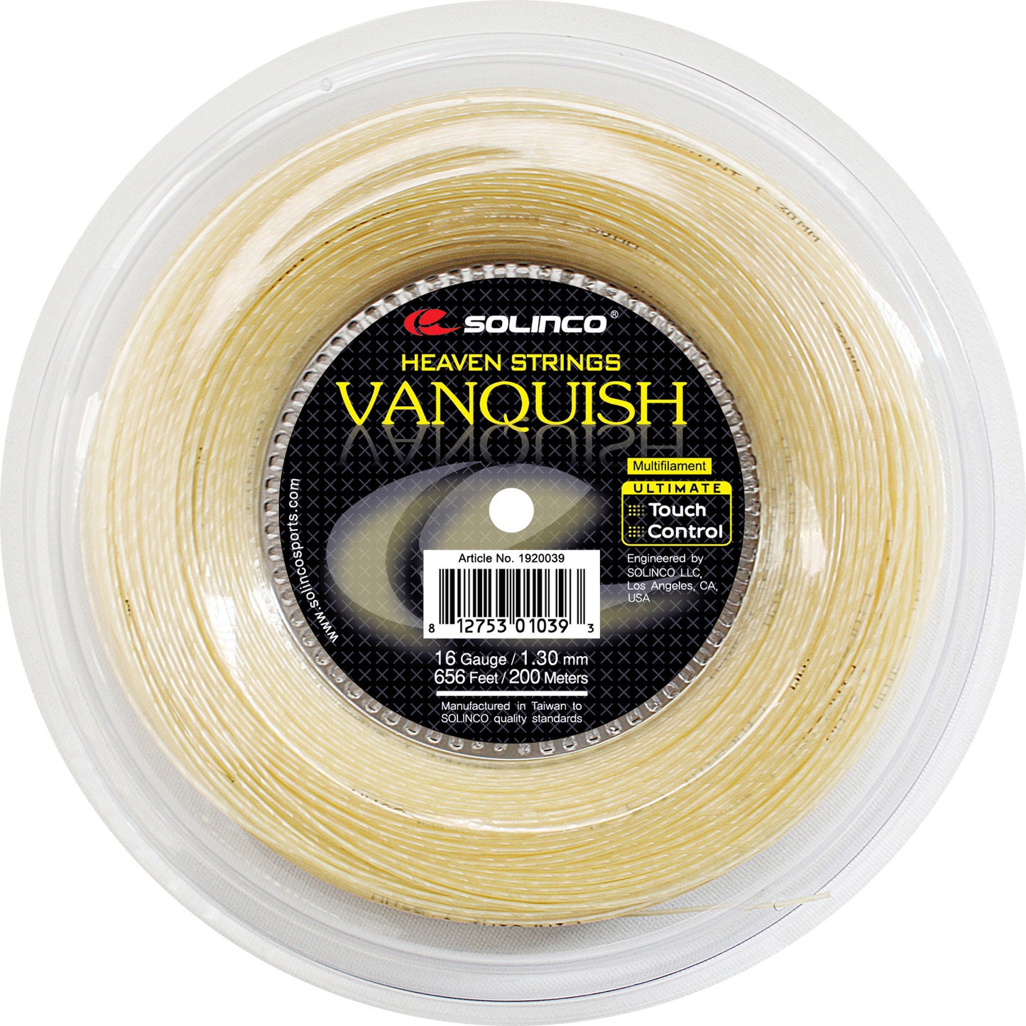 Solinco Vanquish Szpula Do Naciągów 200m-Nude Solinco Vanquish Szpula Do Naciągów 200m-Nude