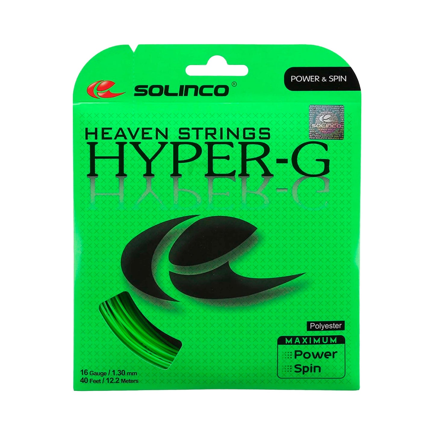 Solinco Hyper-G Zestaw Naciągów 12,2m-Zieleń Solinco Hyper-G Zestaw Naciągów 12,2m-Zieleń