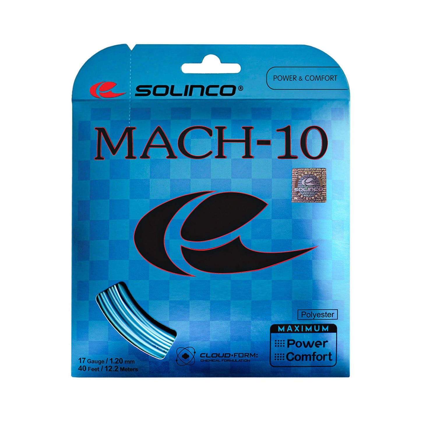 Solinco Mach 10 Zestaw Naciągów-Niebieski Solinco Mach 10 Zestaw Naciągów-Niebieski