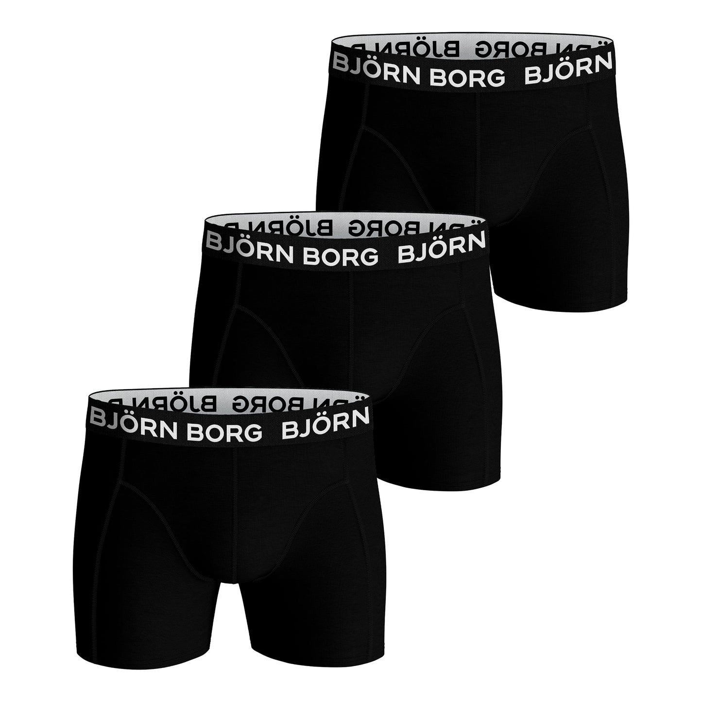 Björn Borg Stretch Bokserki Opakowanie 3 Szt. Mężczyźni-Czarny Björn Borg Stretch Bokserki Opakowanie 3 Szt. Mężczyźni-Czarny