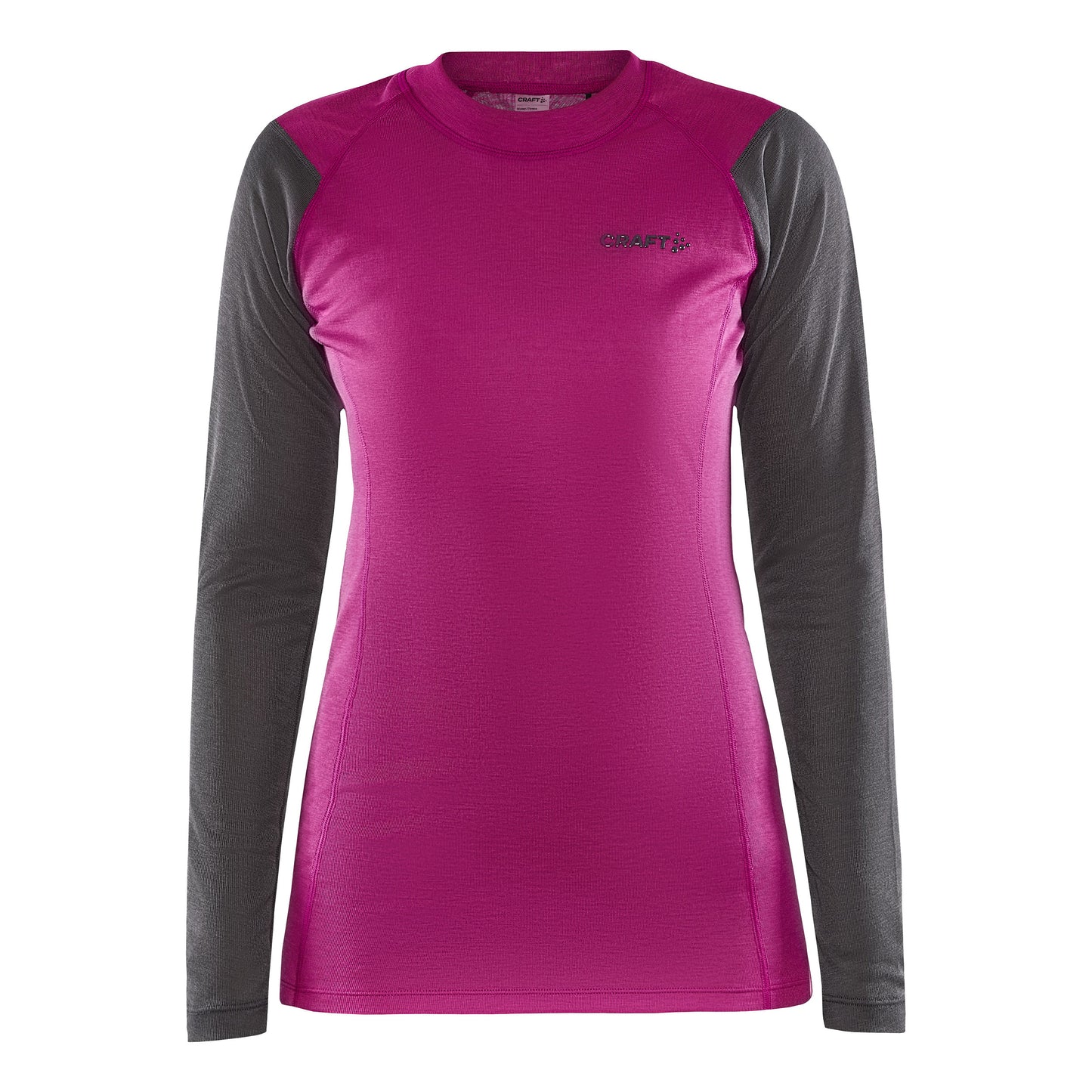 Craft Core Warm Baselayer Długi Rękaw Kobiety - jagoda, szary Craft Core Warm Baselayer Długi Rękaw Kobiety - jagoda, szary