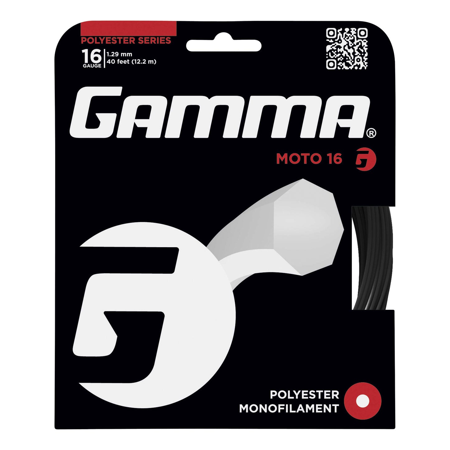 Gamma Moto Zestaw Naciągów 12,2m-Czarny Gamma Moto Zestaw Naciągów 12,2m-Czarny