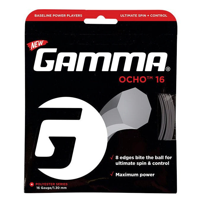 Gamma Ocho Set Zestaw naciągów 12,2m - biały Gamma Ocho Set Zestaw naciągów 12,2m - biały