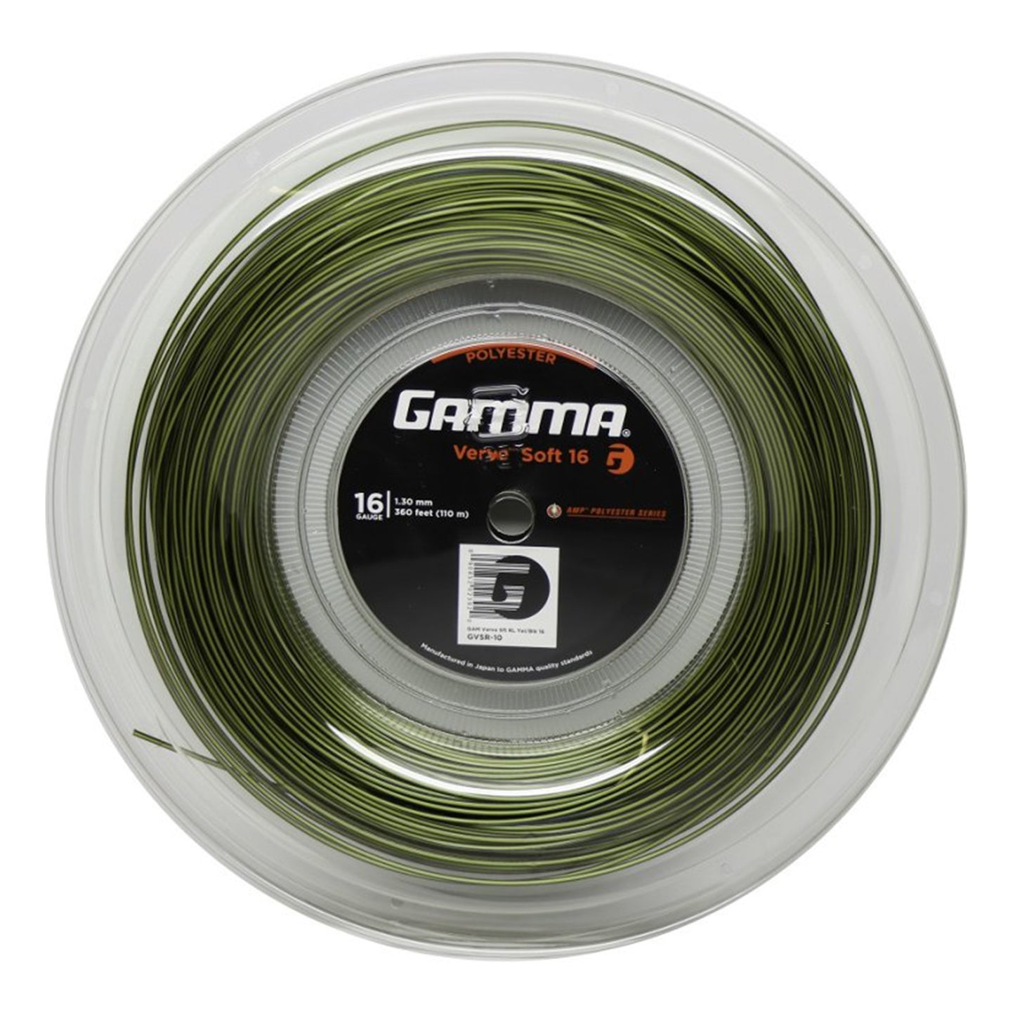 Gamma Verve Soft Szpula Do Naciągów 110m-Czarny,Żółty Gamma Verve Soft Szpula Do Naciągów 110m-Czarny,Żółty
