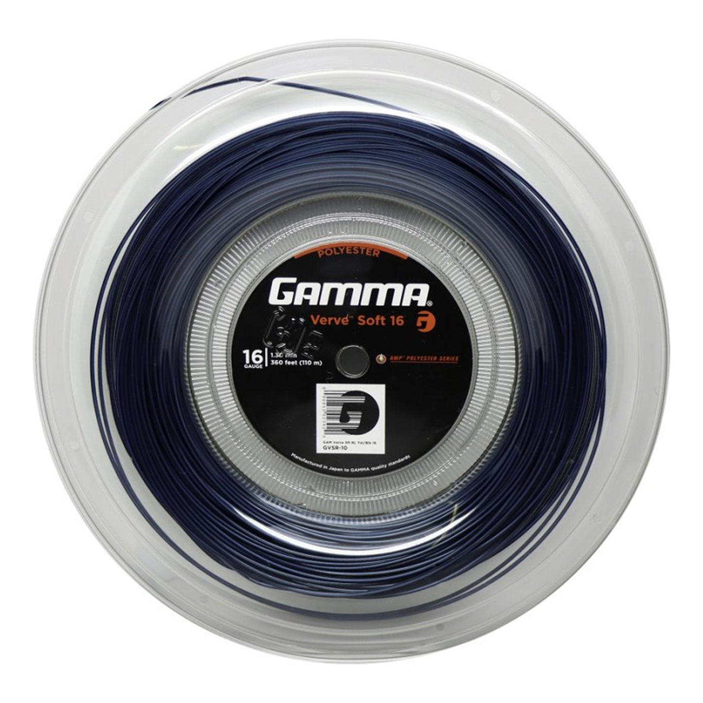 Gamma Verve Soft Szpula Do Naciągów 110m-Czarny,Niebieski Gamma Verve Soft Szpula Do Naciągów 110m-Czarny,Niebieski