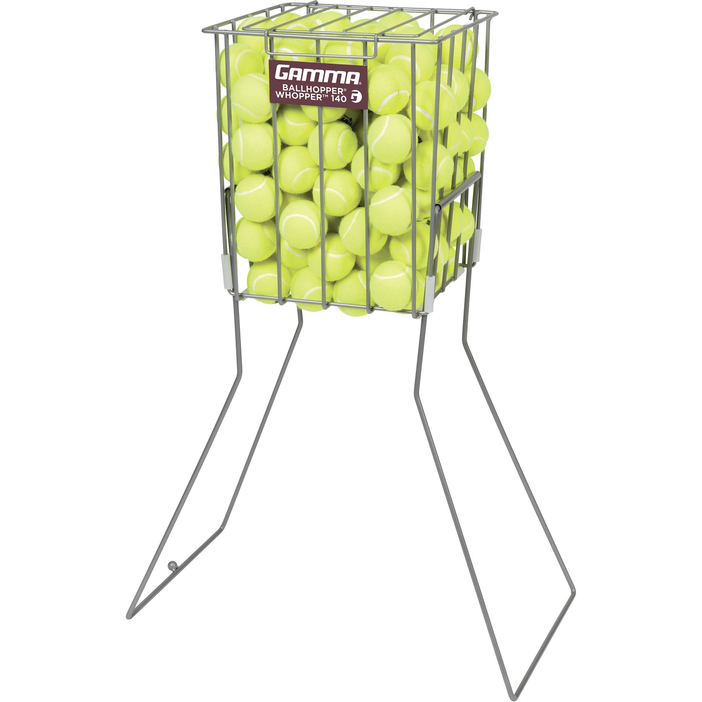 Gamma Ballhopper Whopper 140 Kosz Na Piłki-Srebrny Gamma Ballhopper Whopper 140 Kosz Na Piłki-Srebrny