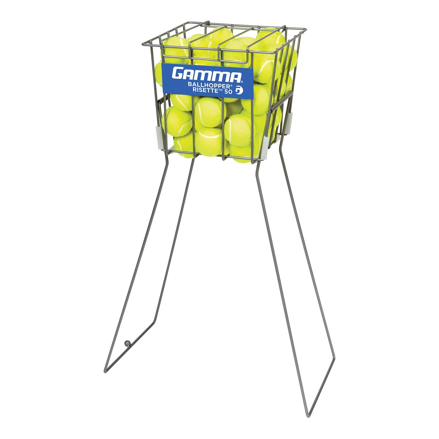 Gamma Ballhopper Risette 50 Kosz Na Piłki-Srebrny Gamma Ballhopper Risette 50 Kosz Na Piłki-Srebrny