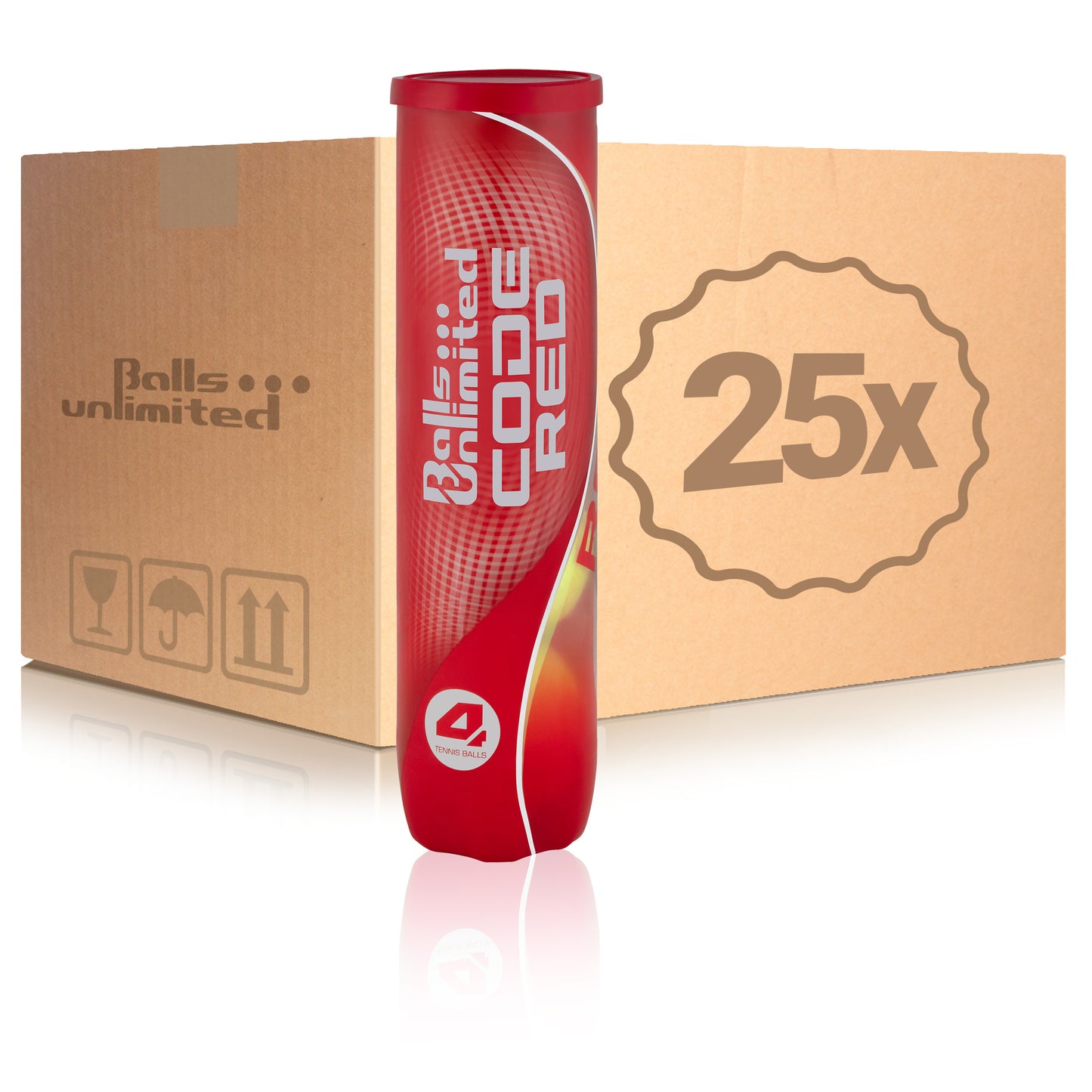 Balls Unlimited 25x puszka 4 szt. Code Red Balls Unlimited 25x puszka 4 szt. Code Red