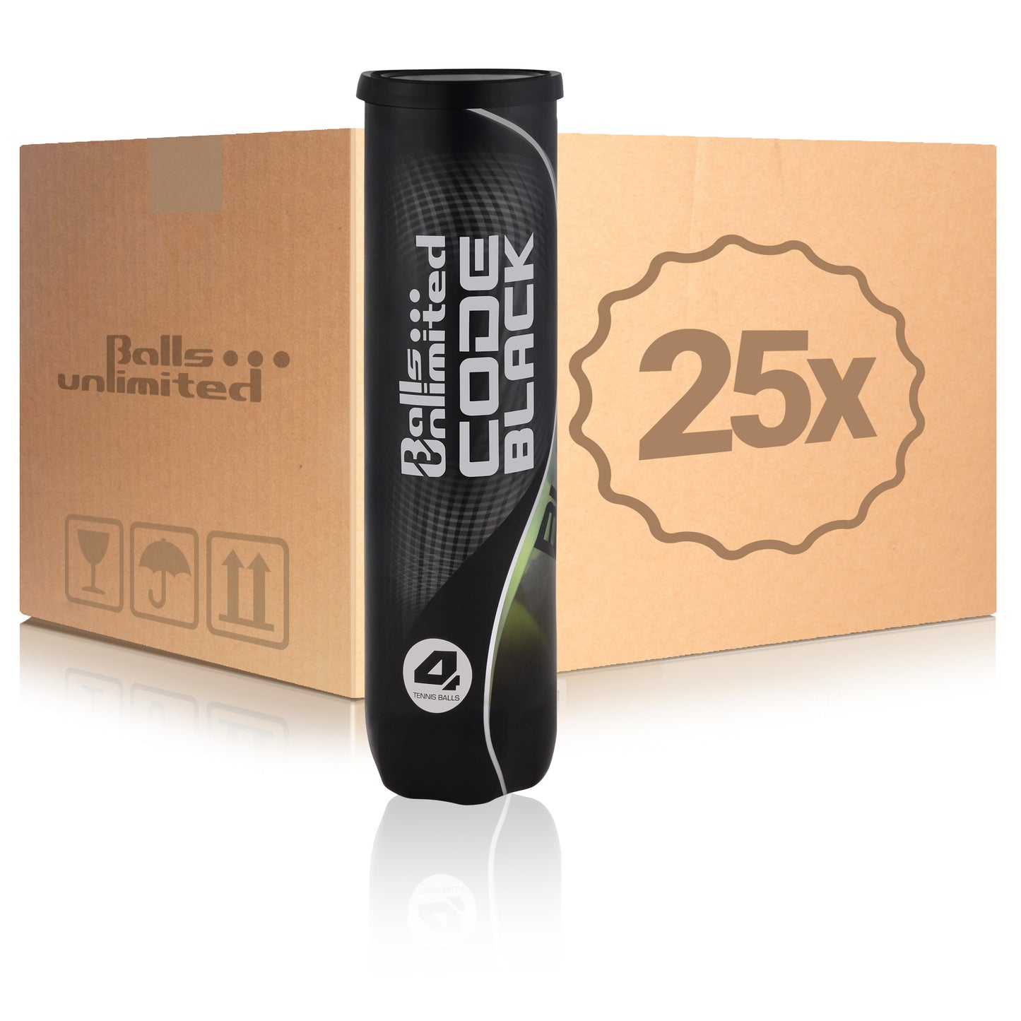 Balls Unlimited 25x puszka 4 szt. Code Black Balls Unlimited 25x puszka 4 szt. Code Black