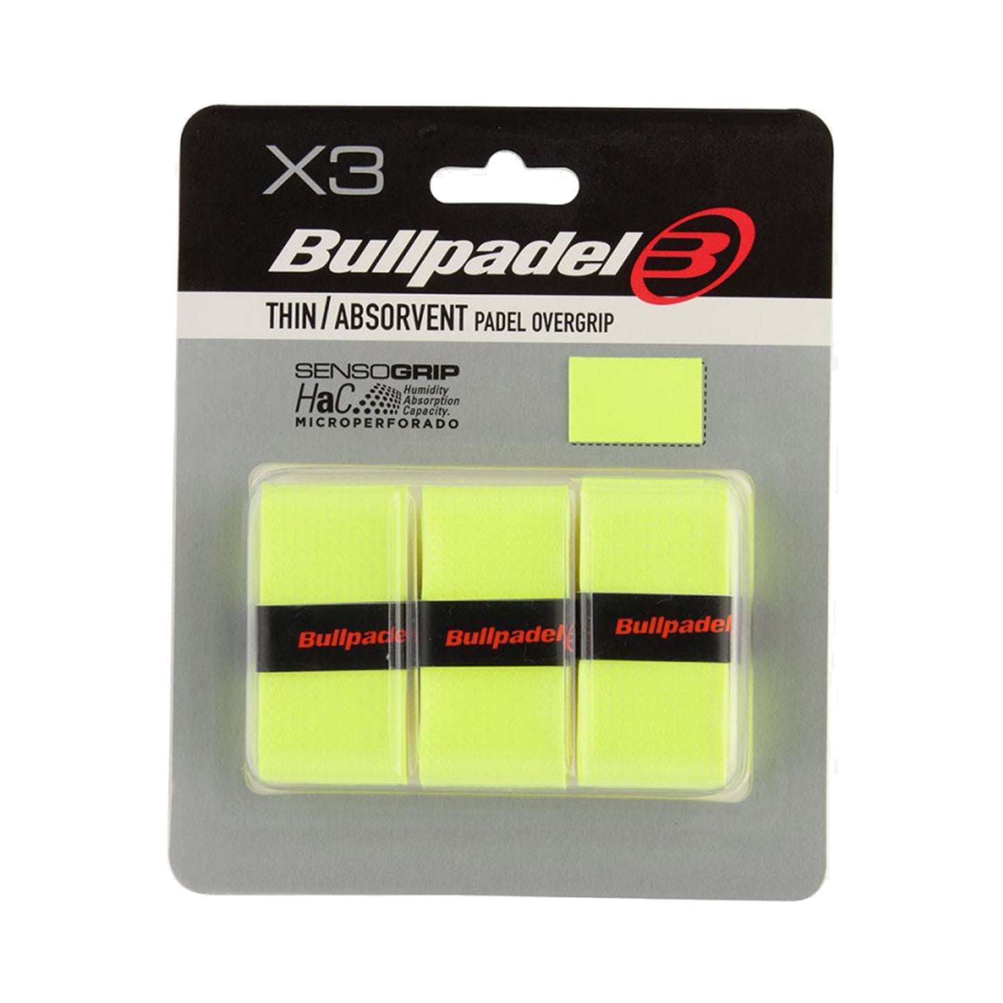 Bullpadel GB-1705 SENSO ABSORBENT-Neonowy Żółty Bullpadel GB-1705 SENSO ABSORBENT-Neonowy Żółty