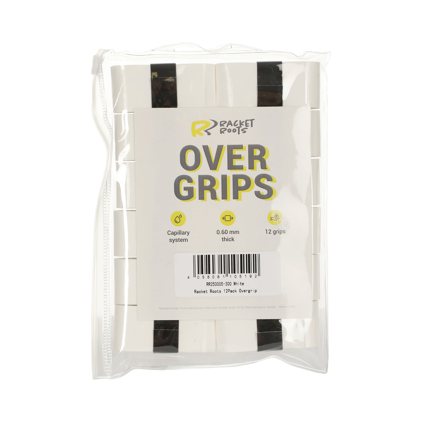 Racket Roots RR Grip Opakowanie 12 szt. - biały Racket Roots RR Grip Opakowanie 12 szt. - biały
