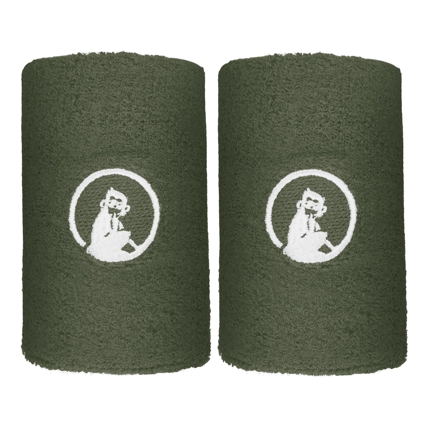 Quiet Please Memories Faded Memories Opaska przeciwpotna Opakowanie 2 szt. Unisex - ciemnozielony Quiet Please Memories Faded Memories Opaska przeciwpotna Opakowanie 2 szt. Unisex - ciemnozielony
