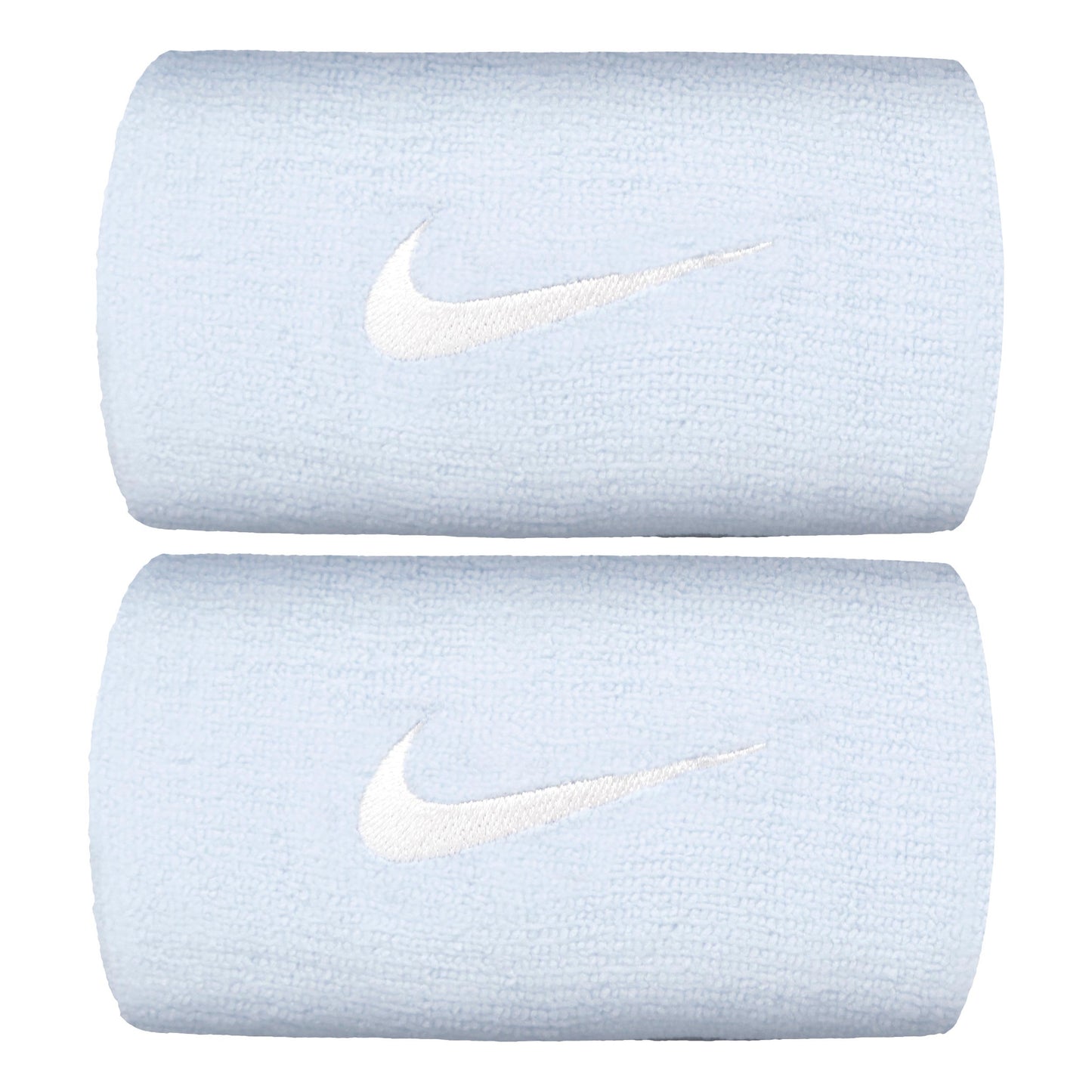 Nike Premier DW Opaska przeciwpotna Opakowanie 2 szt. Unisex - jasnoniebieski, biały Nike Premier DW Opaska przeciwpotna Opakowanie 2 szt. Unisex - jasnoniebieski, biały