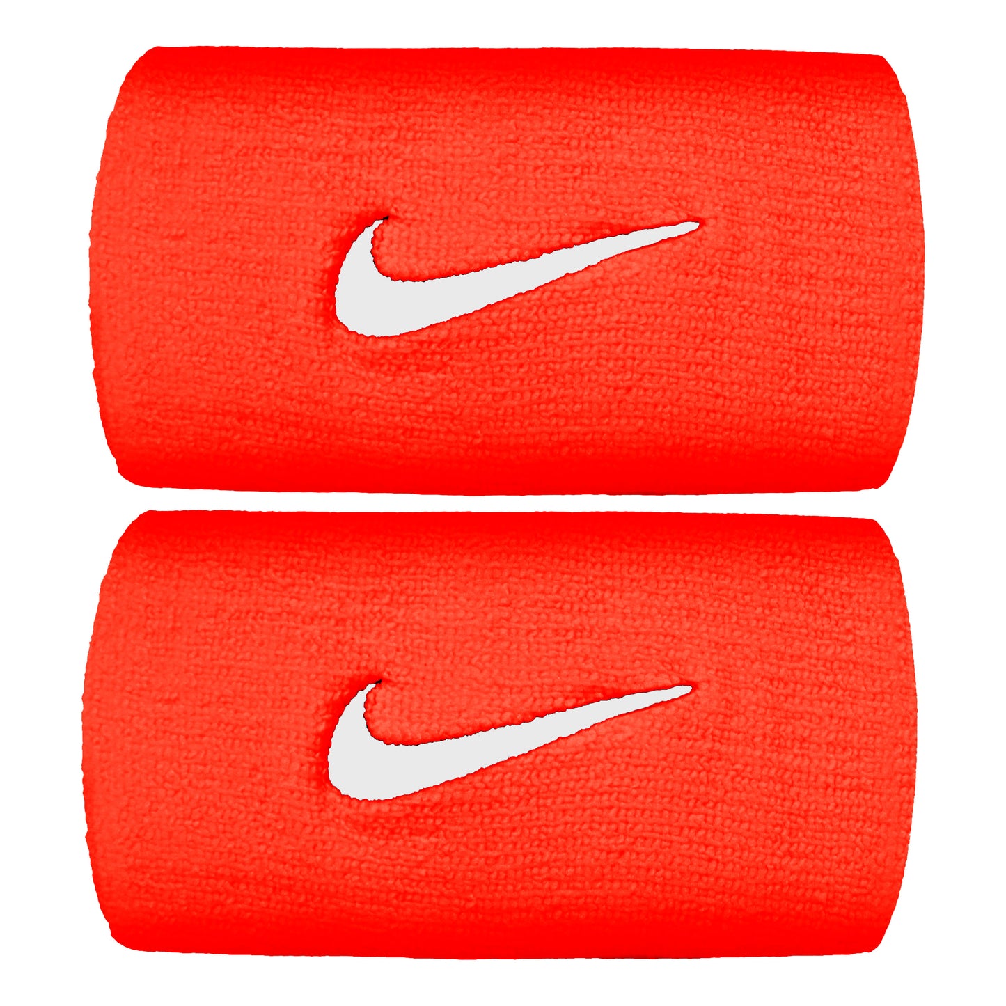 Nike Premier DW Opaska przeciwpotna Opakowanie 2 szt. długi - jasnoczerwony, biały Nike Premier DW Opaska przeciwpotna Opakowanie 2 szt. długi - jasnoczerwony, biały
