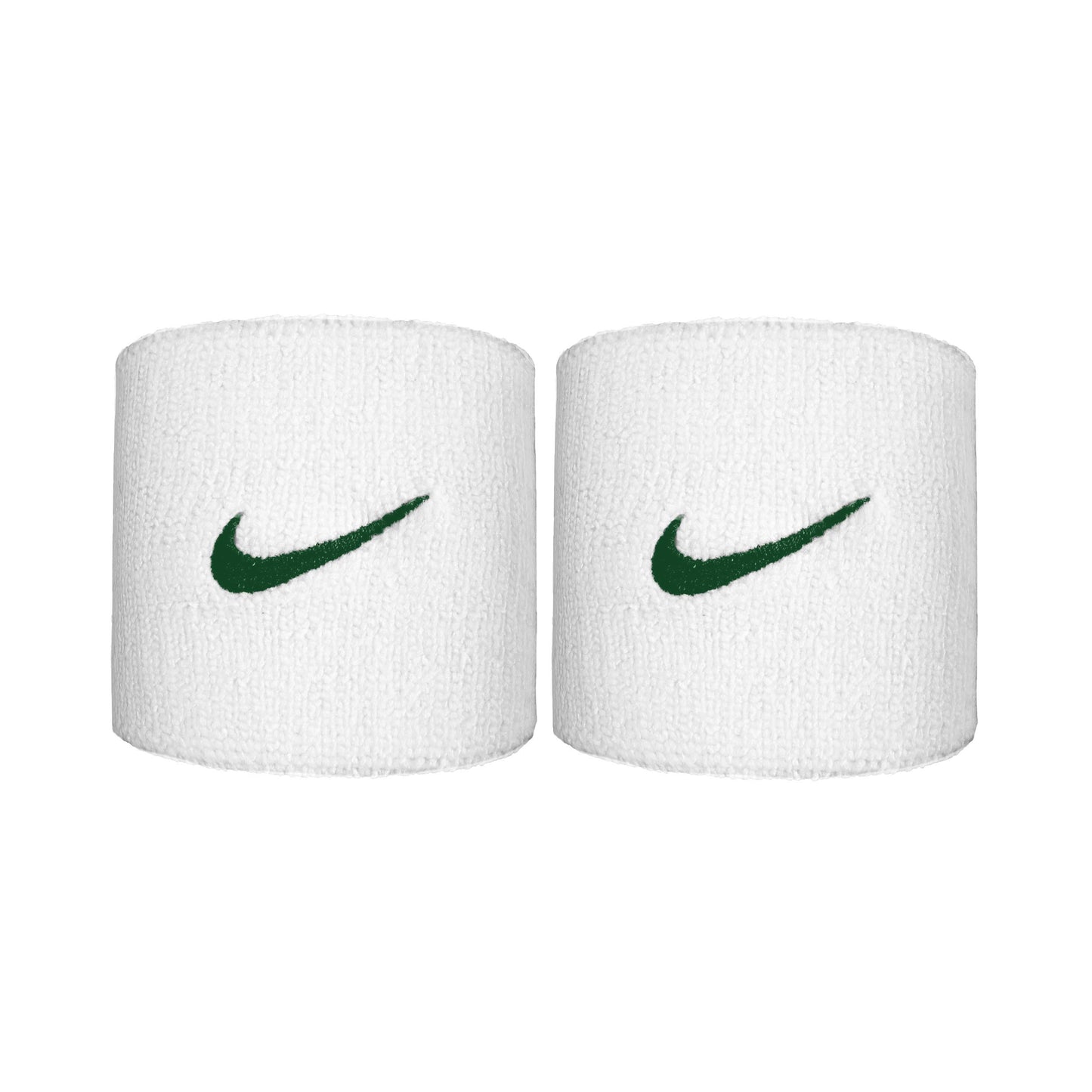 Nike Premier Opaska przeciwpotna Opakowanie 2 szt. krótki - biały, ciemnozielony Nike Premier Opaska przeciwpotna Opakowanie 2 szt. krótki - biały, ciemnozielony