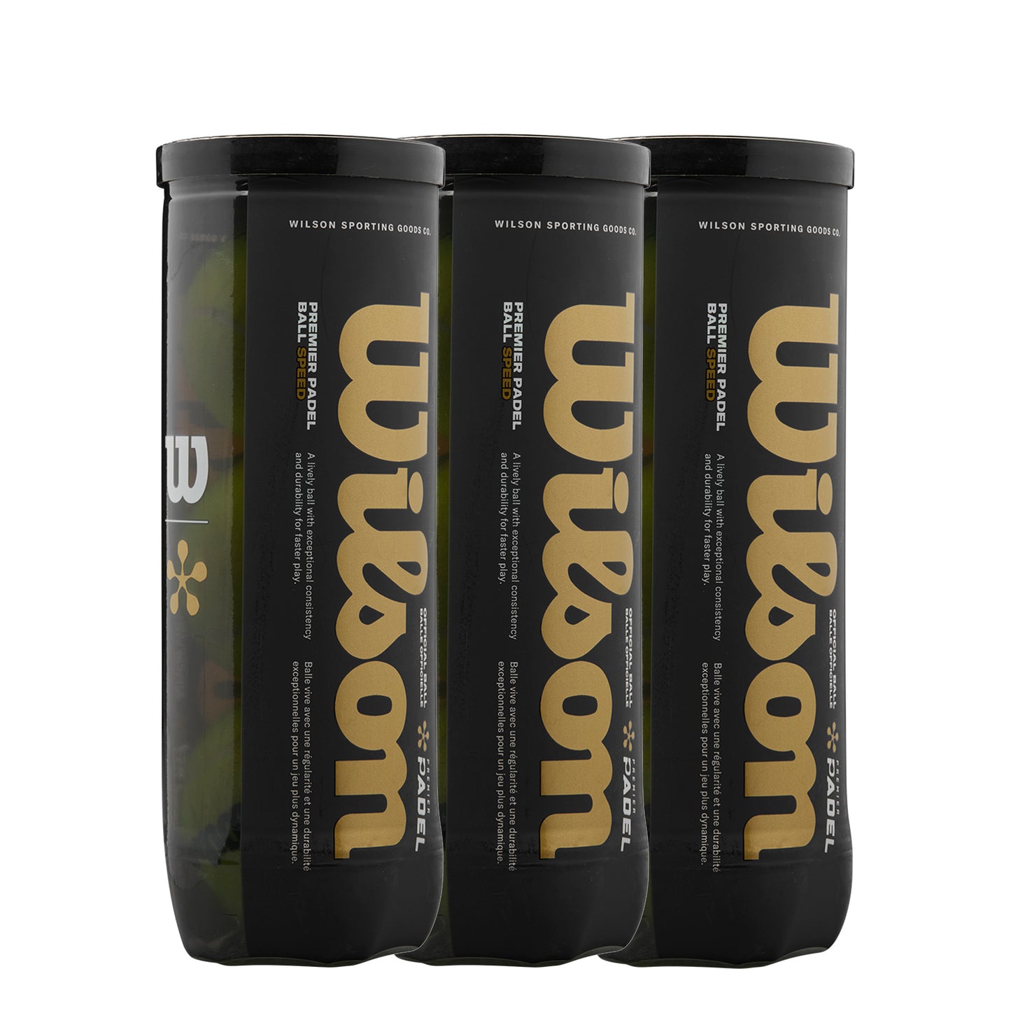 Wilson 3x puszka 3 szt. Premier Padel Speed X3 Wilson 3x puszka 3 szt. Premier Padel Speed X3