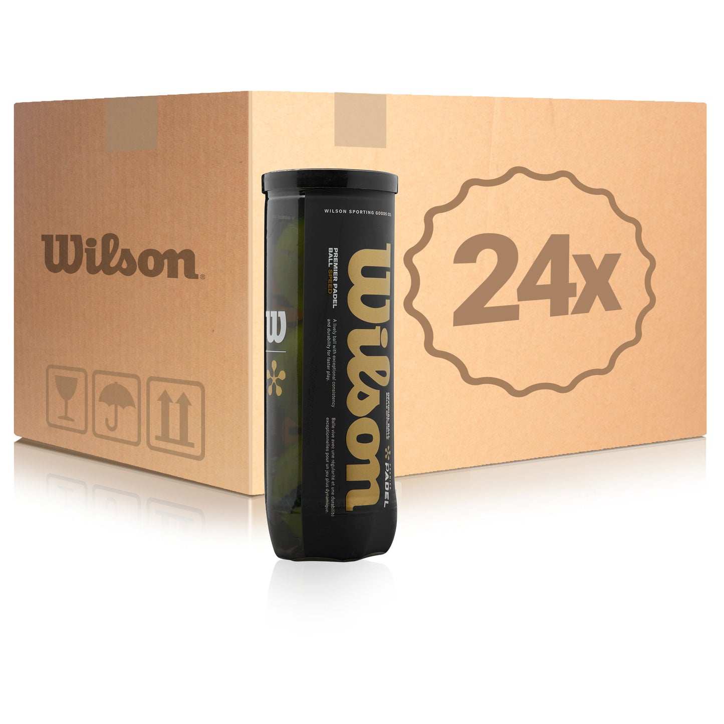 Wilson 24x puszka 3 szt. Premier Padel Speed X3 Ball W KARTONIE Wilson 24x puszka 3 szt. Premier Padel Speed X3 Ball W KARTONIE