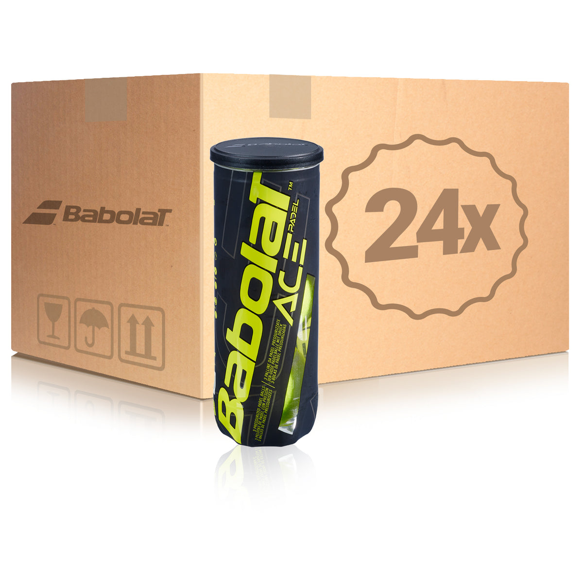 Babolat 24x puszka 3 szt. Ace Padel X3 W KARTONIE Babolat 24x puszka 3 szt. Ace Padel X3 W KARTONIE