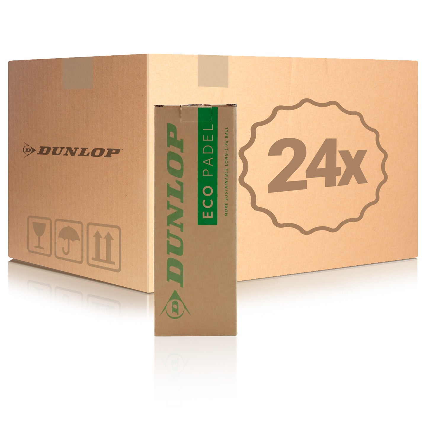 Dunlop 24x puszka 3 szt. Eco Padel Dunlop 24x puszka 3 szt. Eco Padel