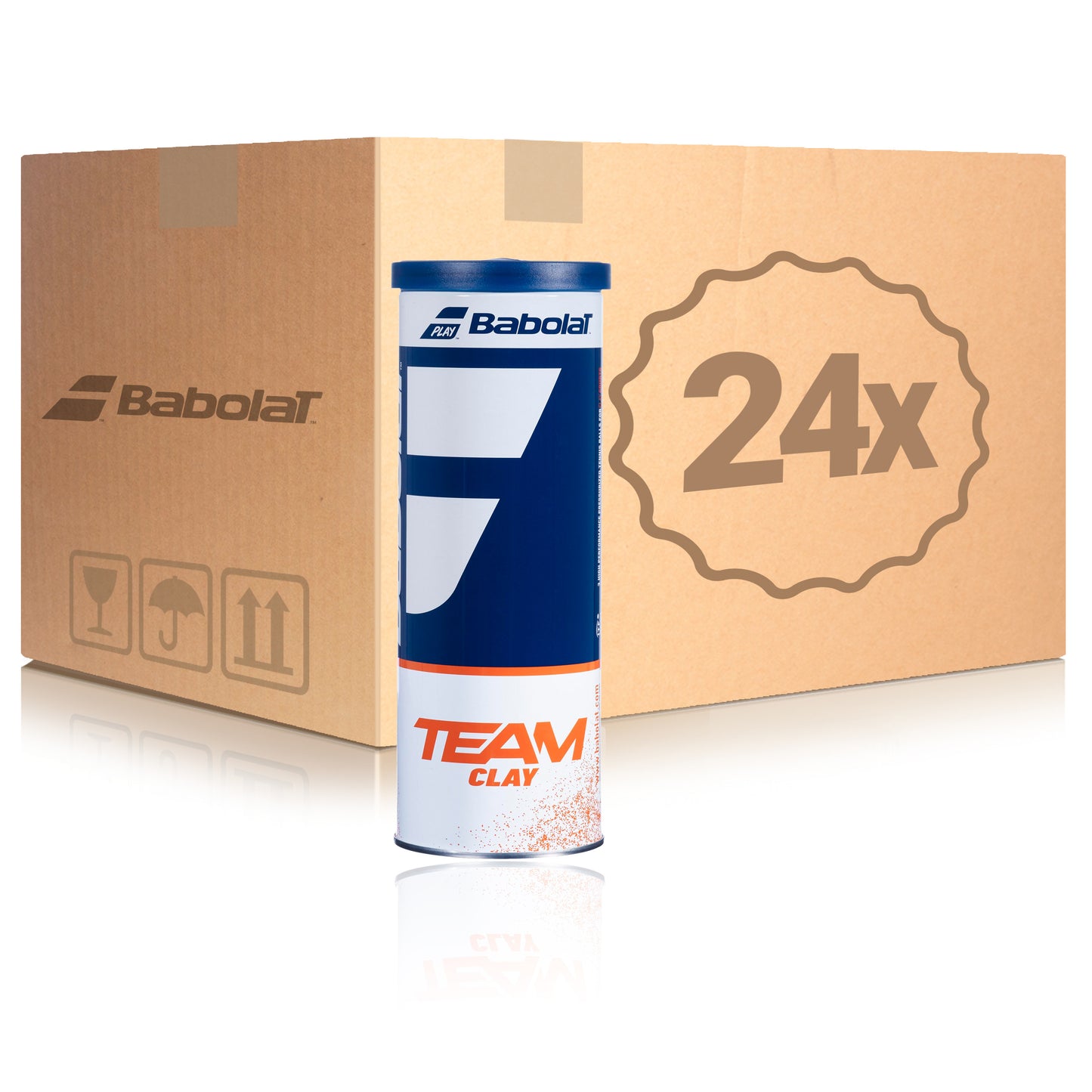 Babolat 24x puszka 3 szt. Team Clay X 3 W KARTONIE Babolat 24x puszka 3 szt. Team Clay X 3 W KARTONIE
