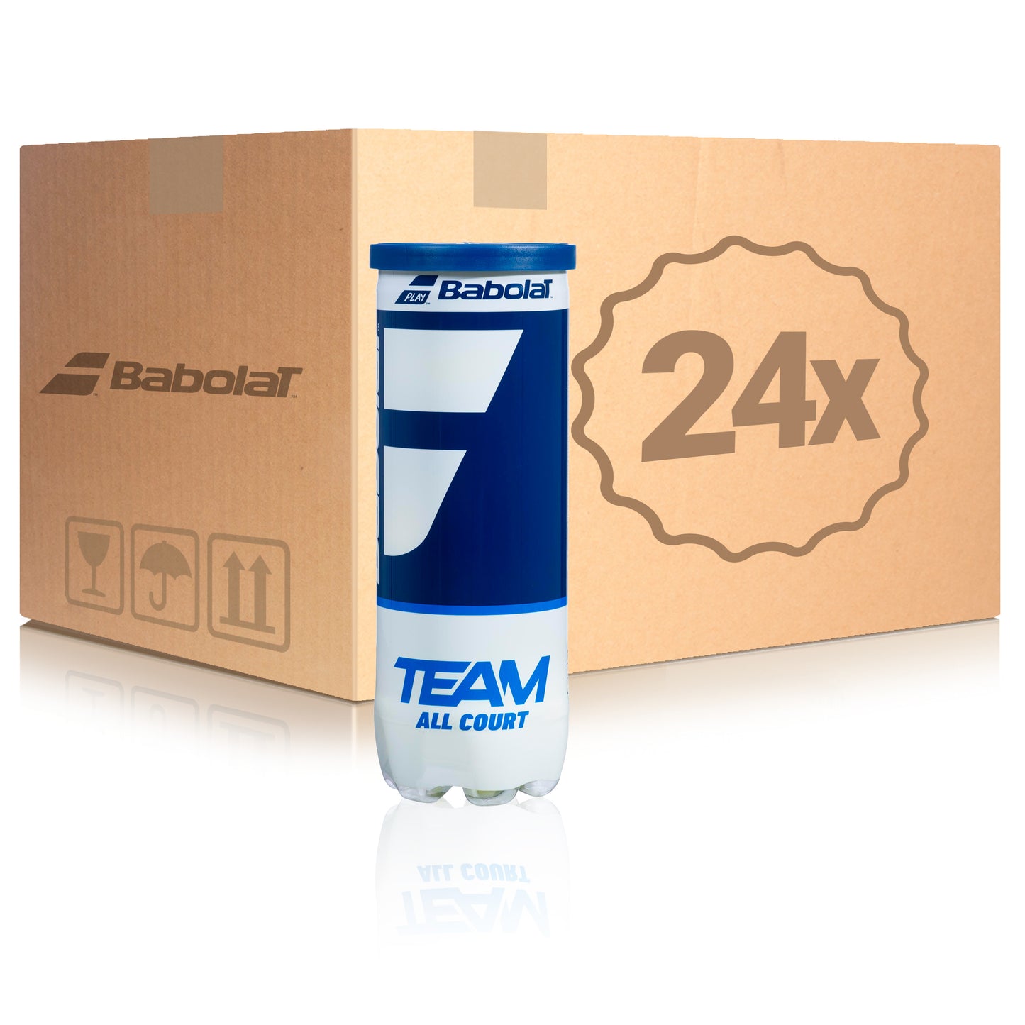Babolat 24x puszka 3 szt. Team All Court W KARTONIE Babolat 24x puszka 3 szt. Team All Court W KARTONIE