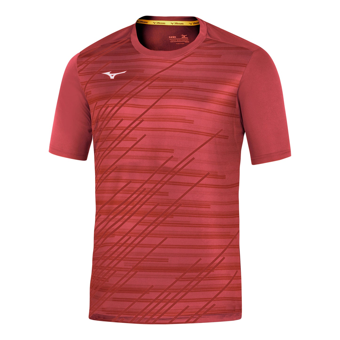Mizuno Team Chiba Koszulka Mężczyźni-czerwony Mizuno Team Chiba Koszulka Mężczyźni-czerwony