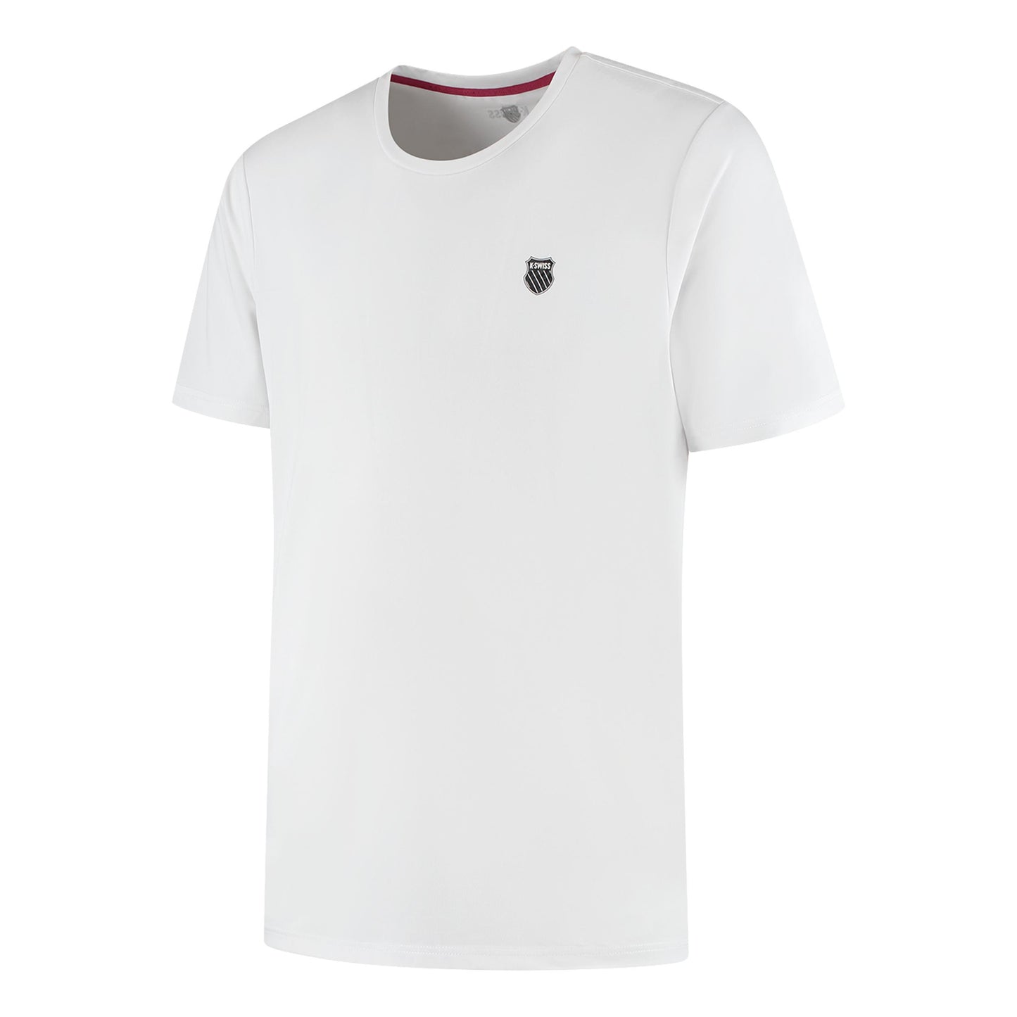 K-Swiss Hypercourt Basic Koszulka Mężczyźni - biały K-Swiss Hypercourt Basic Koszulka Mężczyźni - biały