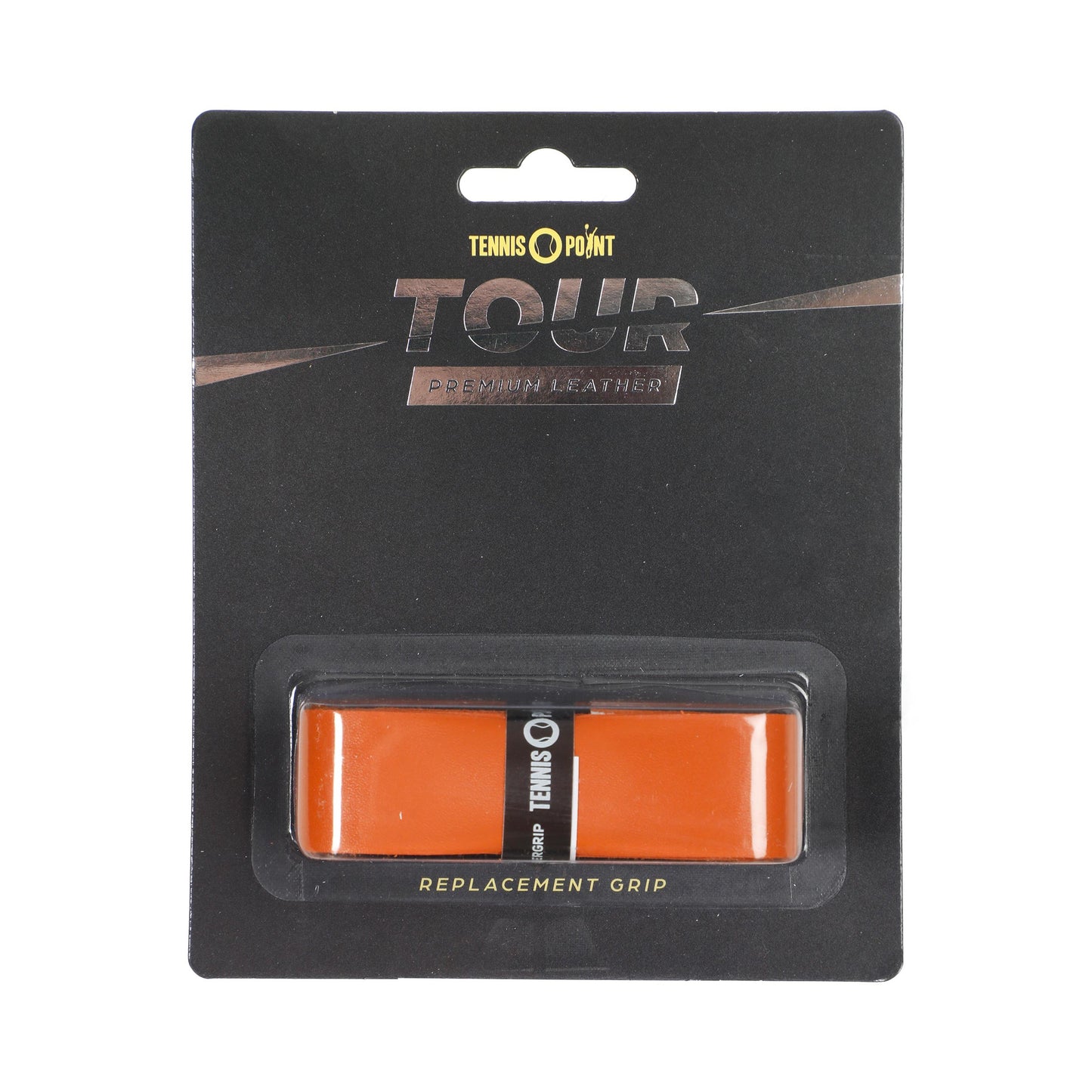Tennis-Point Tour Leather Replacement Grip Opakowanie 1 szt. - brąz Tennis-Point Tour Leather Replacement Grip Opakowanie 1 szt. - brąz
