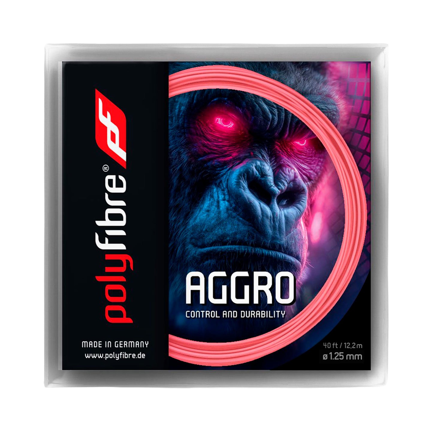 Polyfibre Aggro Zestaw naciągów 12,2m - różowy Polyfibre Aggro Zestaw naciągów 12,2m - różowy