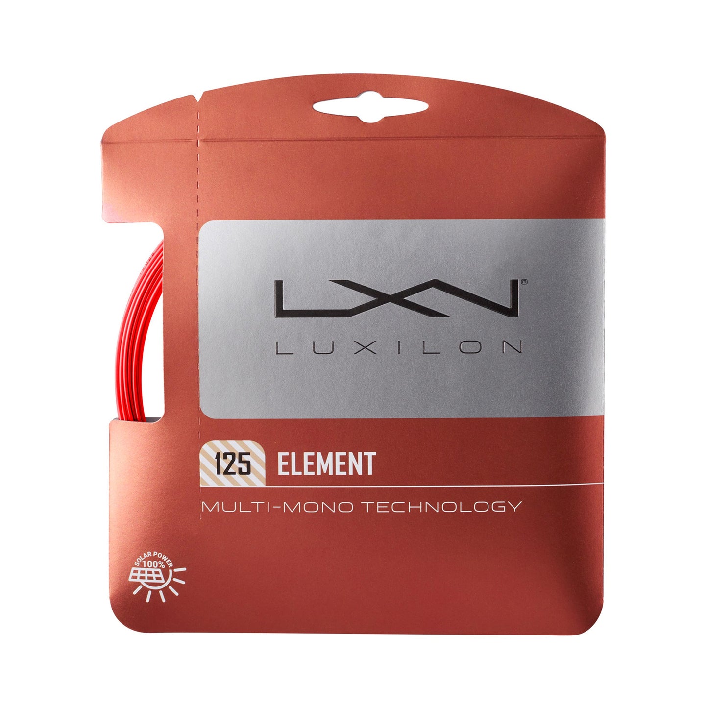Luxilon Element Zestaw naciągów 12,2m - czerwony Luxilon Element Zestaw naciągów 12,2m - czerwony