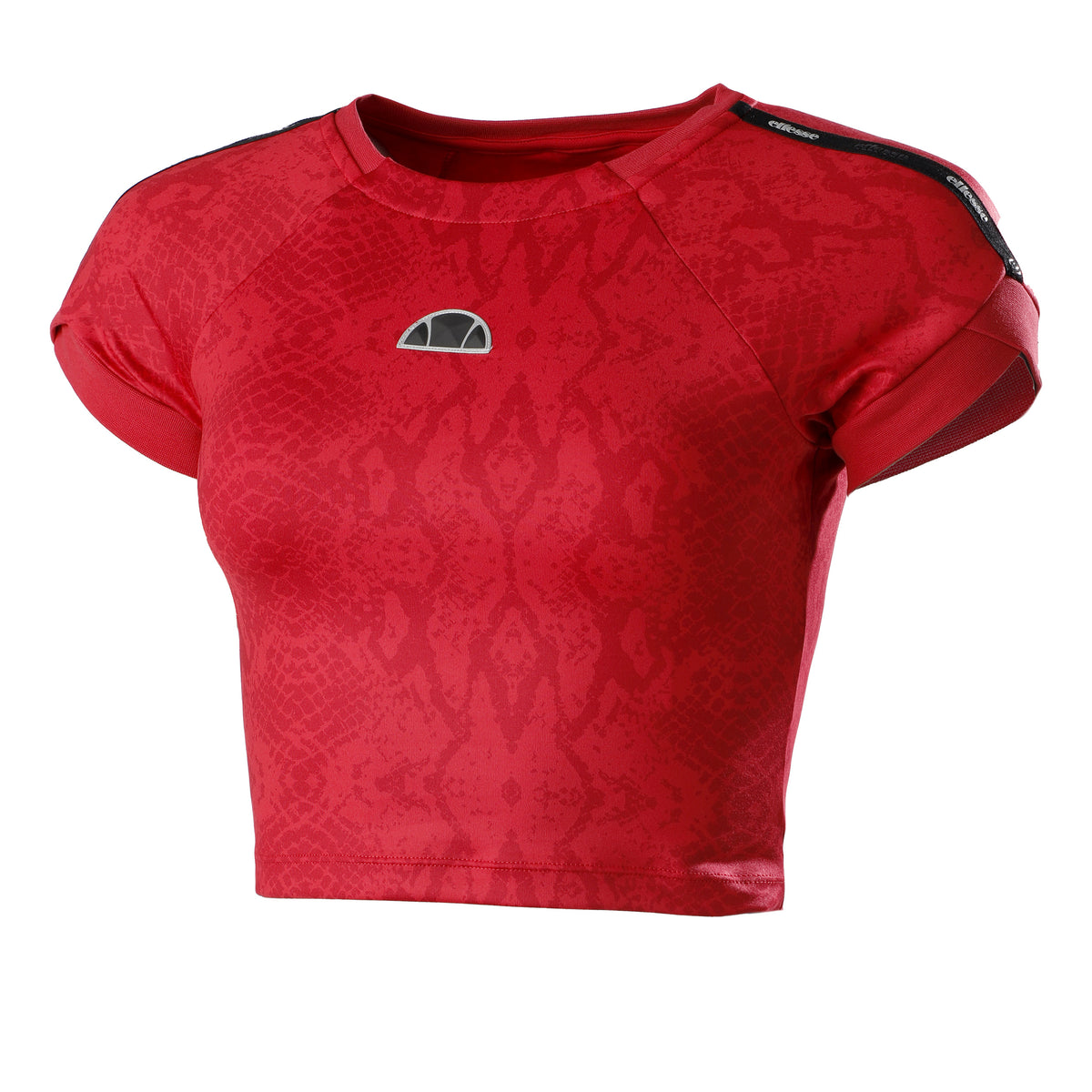 Ellesse Arianne Crop Koszulka Kobiety - ciemnoczerwony, czarny