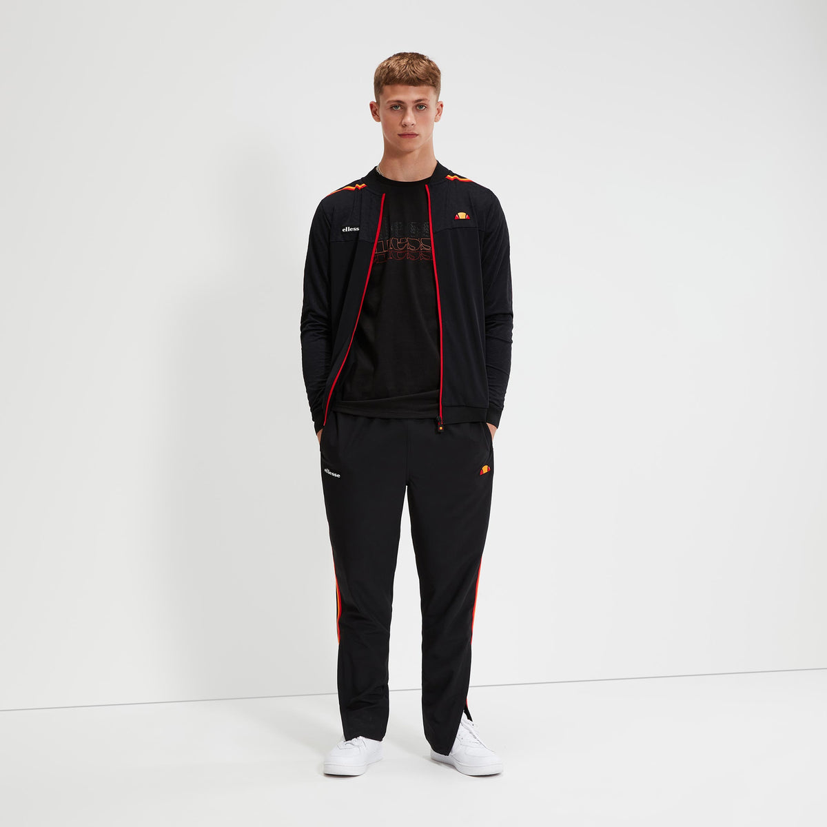 Ellesse Seaton Spodnie dresowe Mężczyźni - czarny,