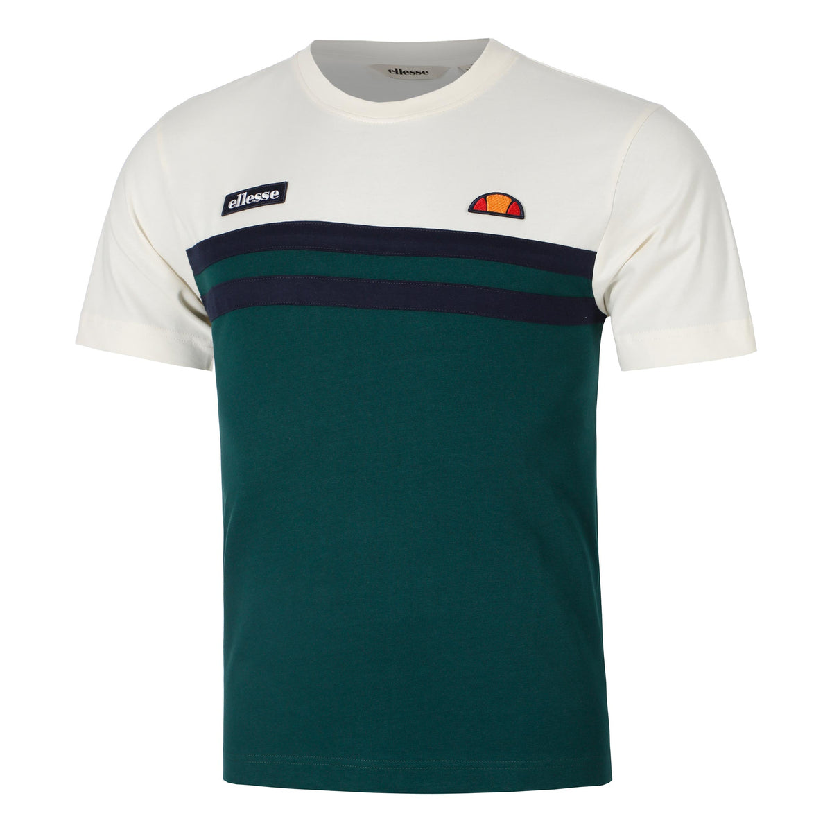 Ellesse Venire Koszulka Mężczyźni - krem, ciemnozielony