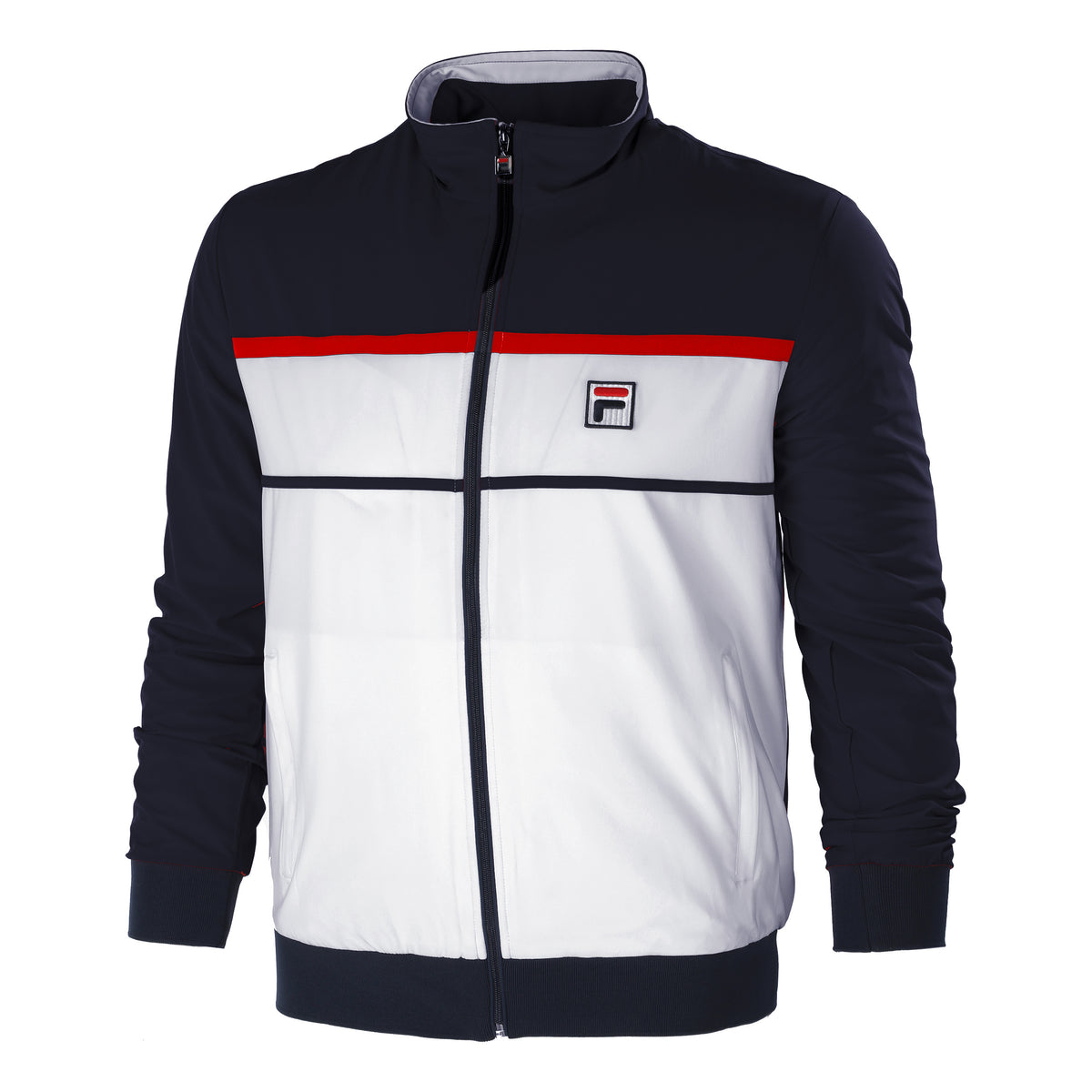 Fila Max Kurtka treningowa Mężczyźni - biały, ciemnoniebieski