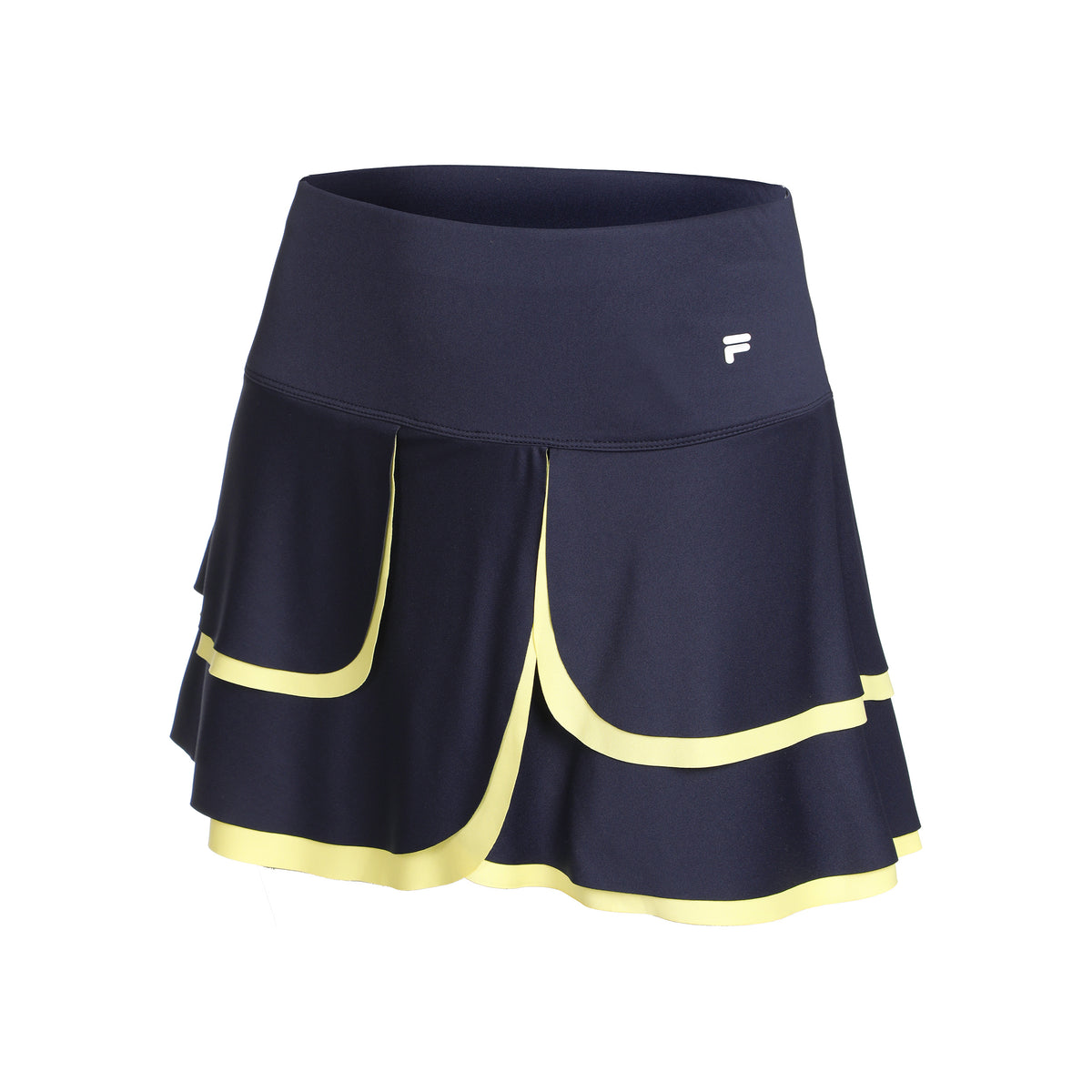 Fila Cosima Spódnica Kobiety - ciemnoniebieski, żółty