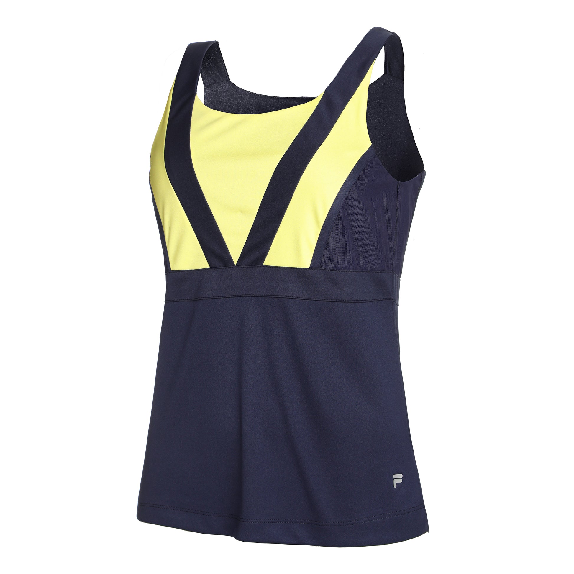 Fila Elisa Tank top Kobiety - ciemnoniebieski, żółty