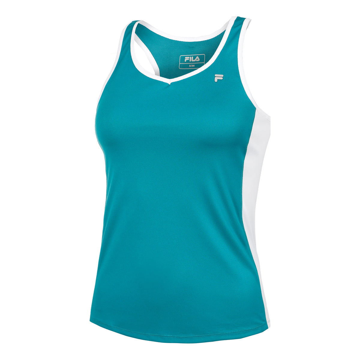 Fila Celia Tank top Kobiety - petrol, biały