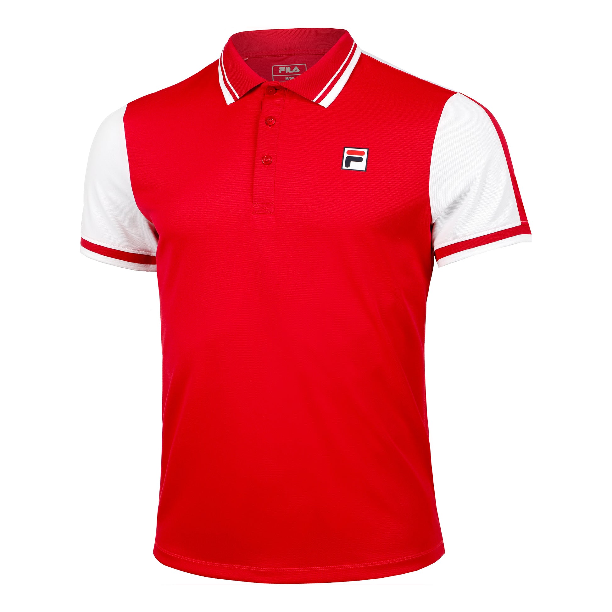 Fila Allan Polo Mężczyźni - czerwony, biały