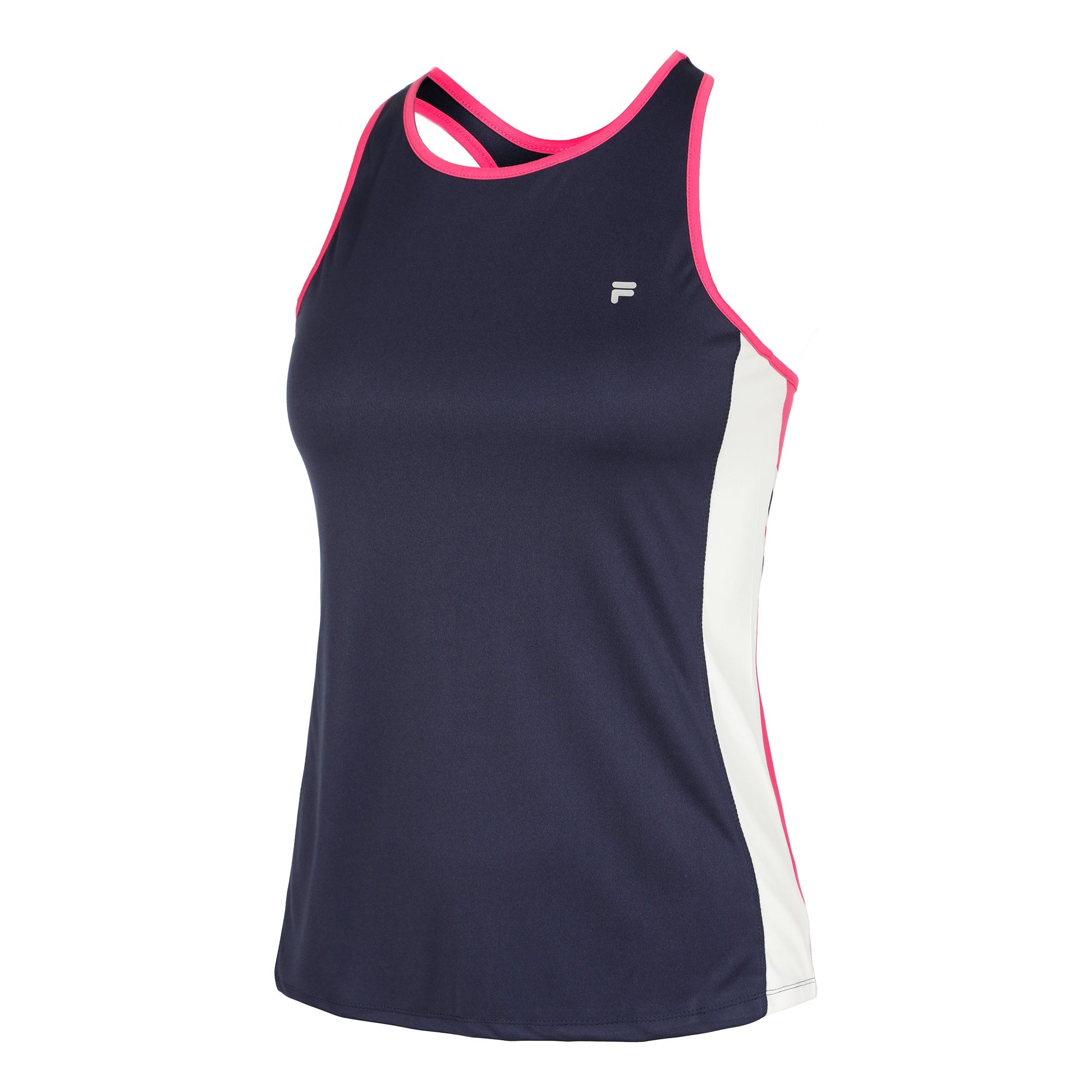 Fila Lara Tank top Kobiety - ciemnoniebieski, różowy