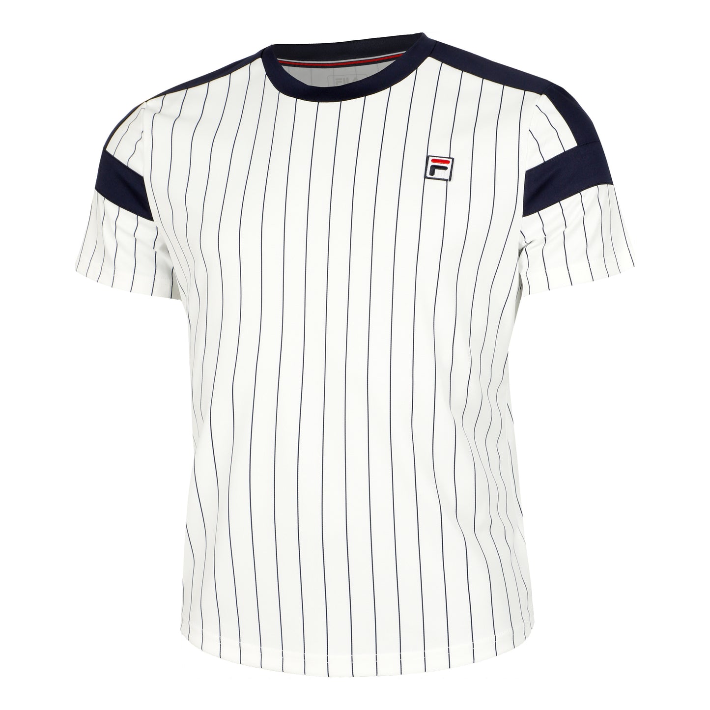 Fila Stripes Jascha Koszulka Mężczyźni - krem,