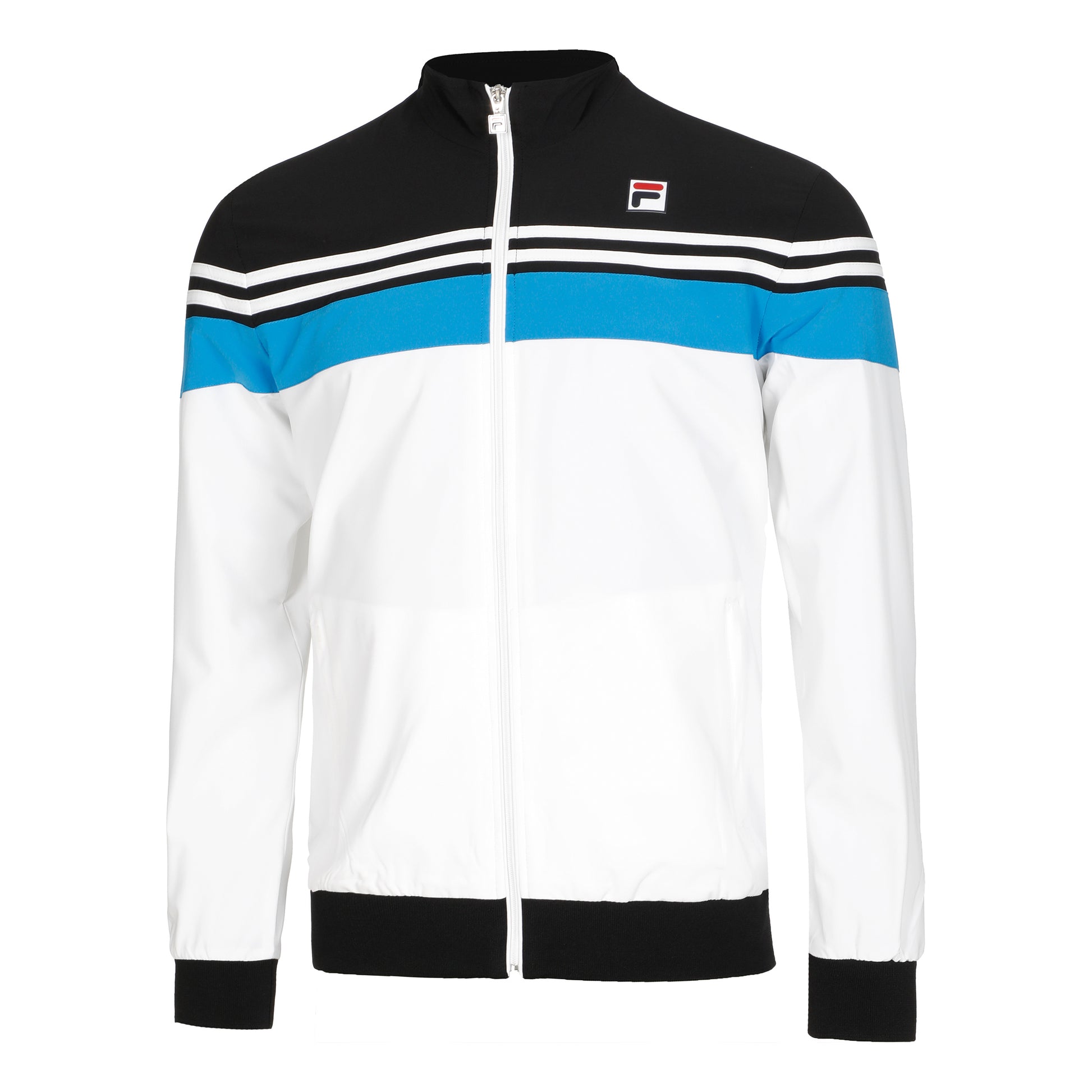 Fila Bruno Kurtka Treningowa Mężczyźni-Biały,Czarny