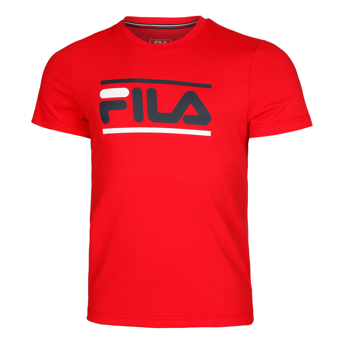Fila Chris Koszulka Mężczyźni - czerwony,