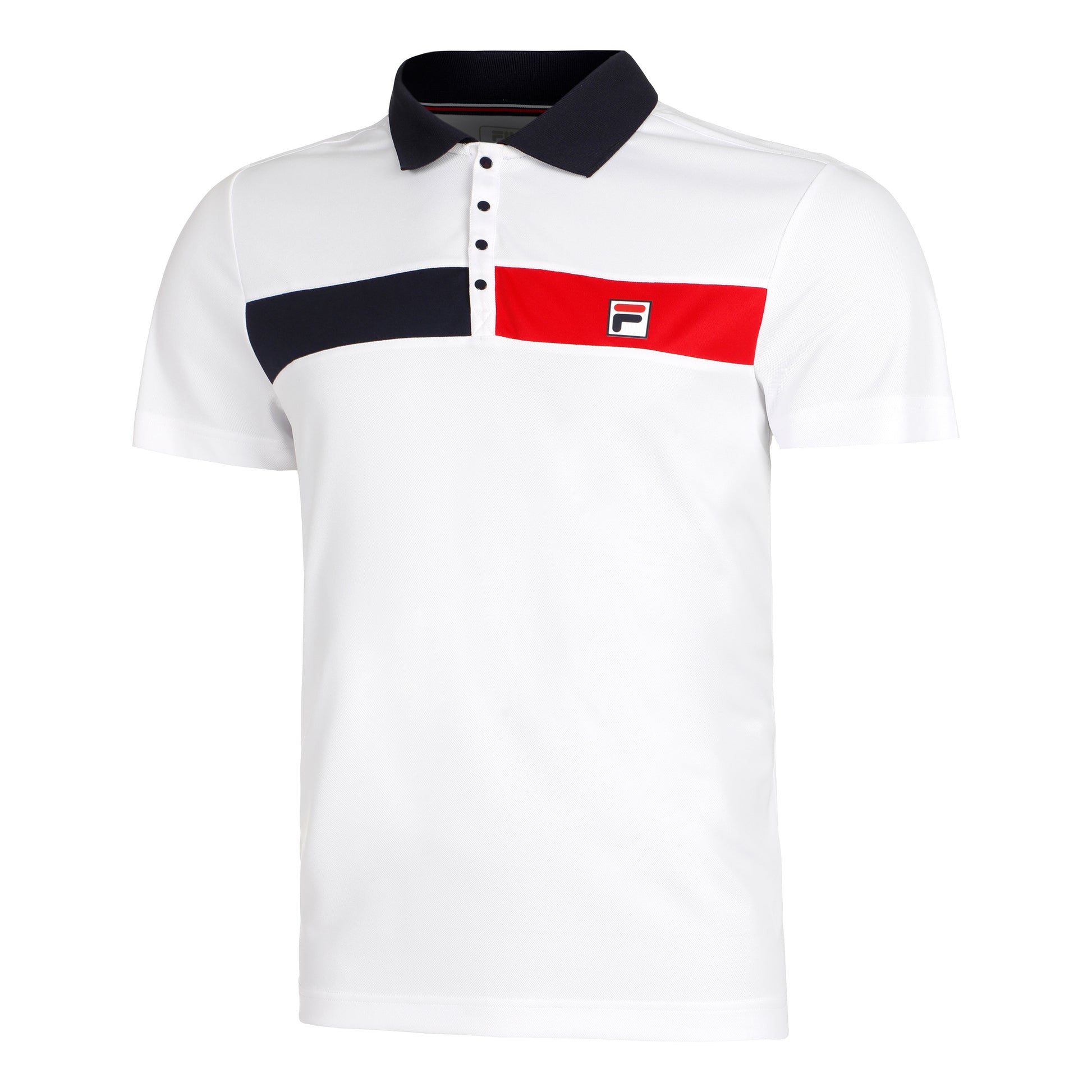 Fila Jayden Polo Mężczyźni-Biały,Czerwony