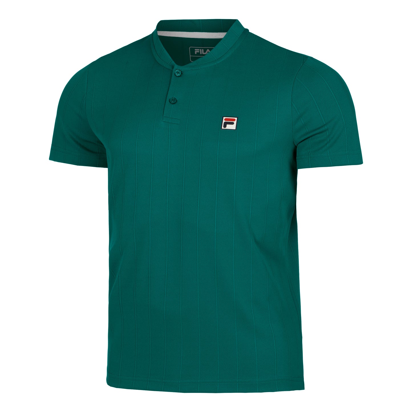 Fila Addison Koszulka Mężczyźni - ciemnozielony,