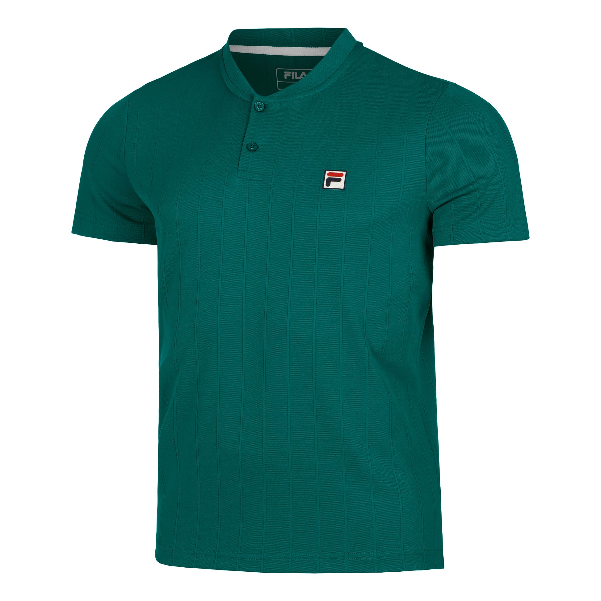 Fila Addison Koszulka Mężczyźni - ciemnozielony,