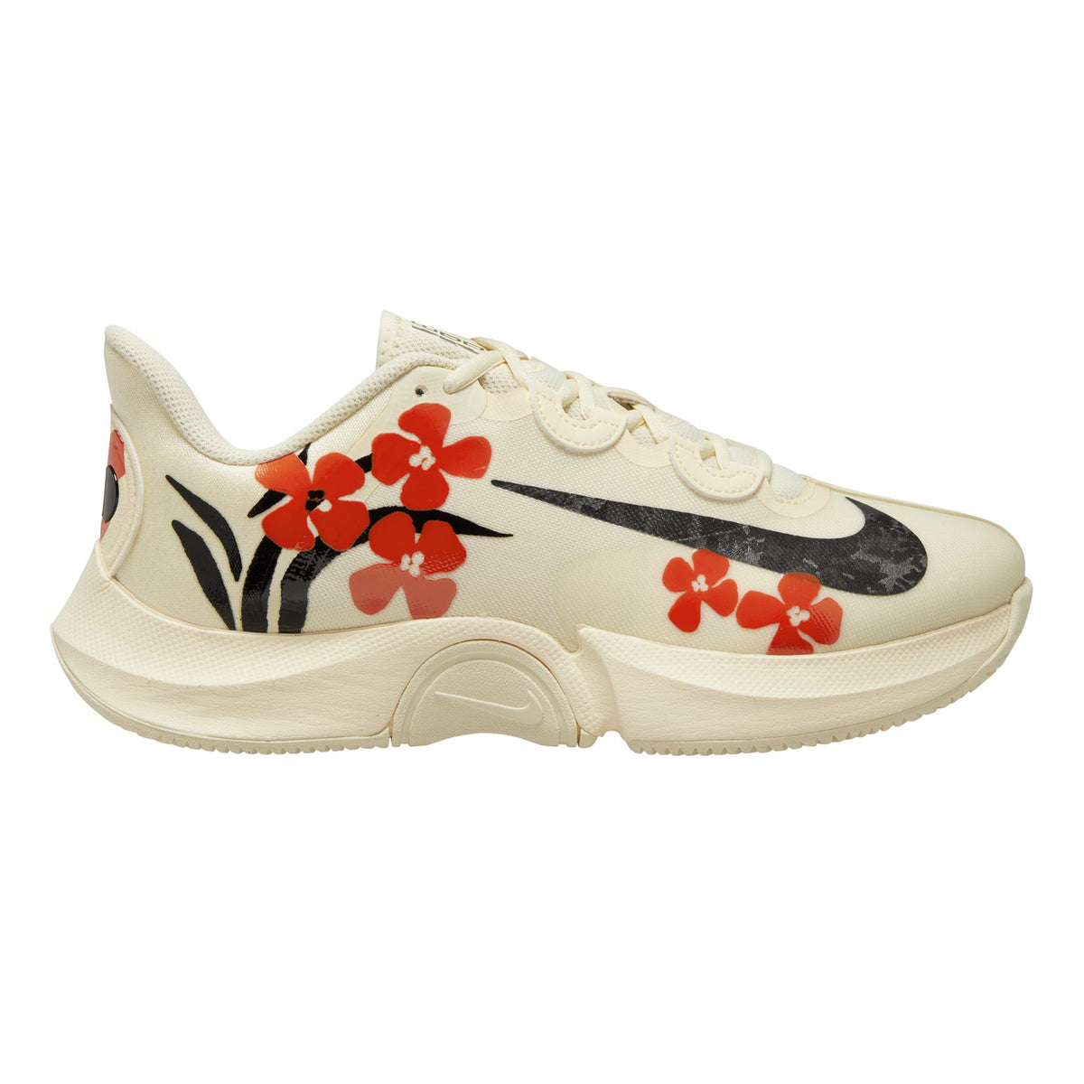 Nike Zoom GP Turbo Osaka buty do tenisa allcourt Kobiety - krem, pomarańczowy