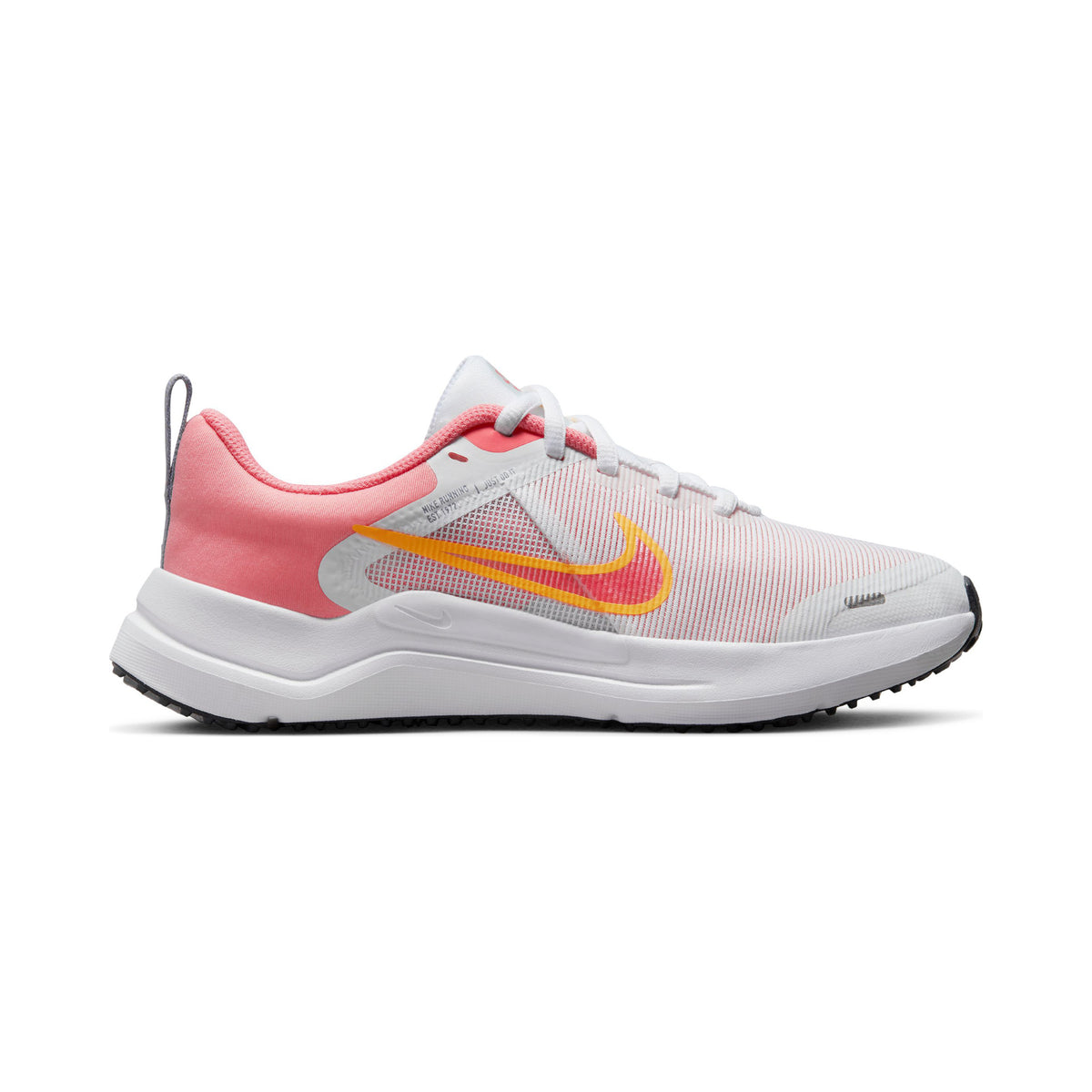 Nike Downshifter 12 But neutralny Dzieci - biały, różowy