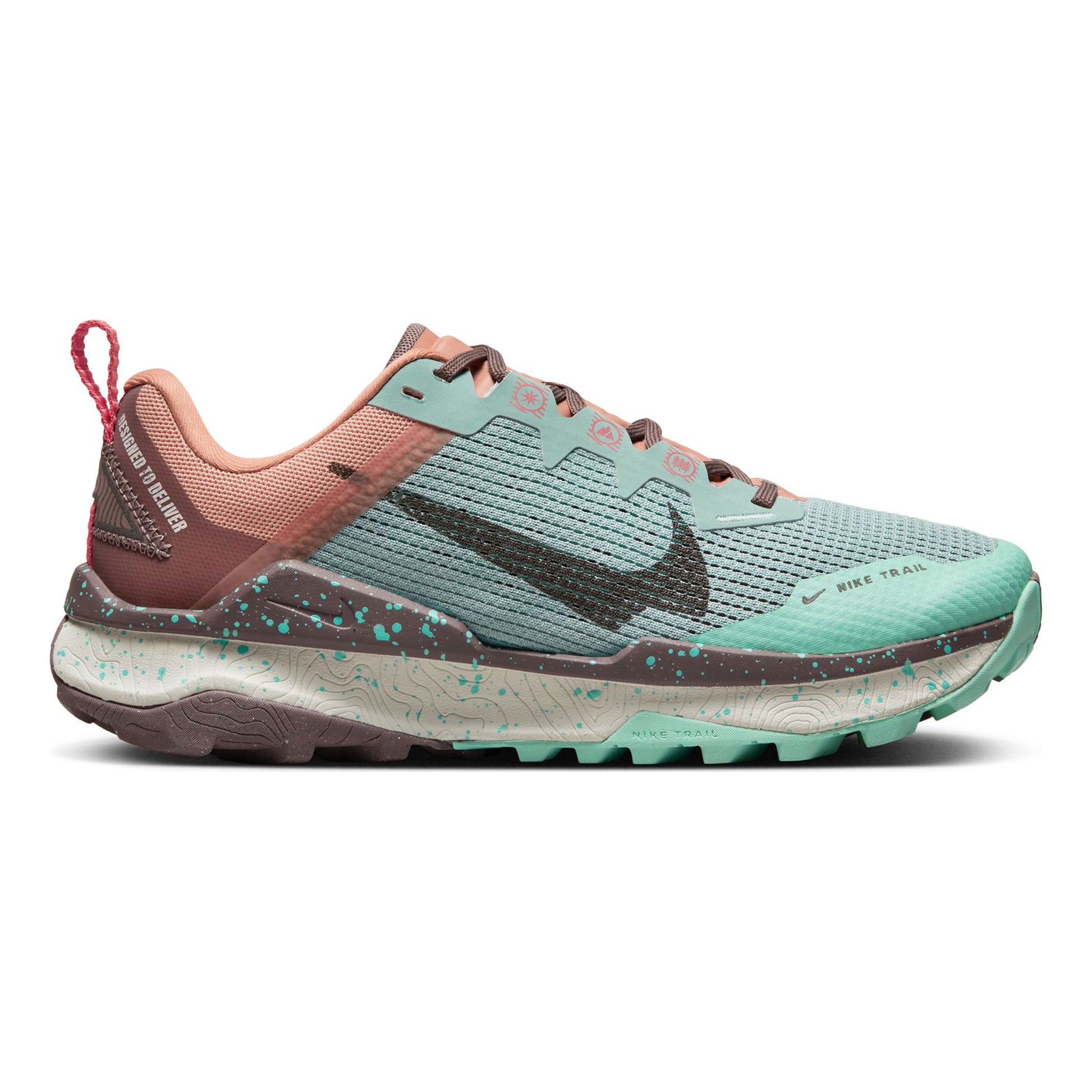 Nike React Wildhorse 8 But trailowy Kobiety - petrol, pomarańczowy